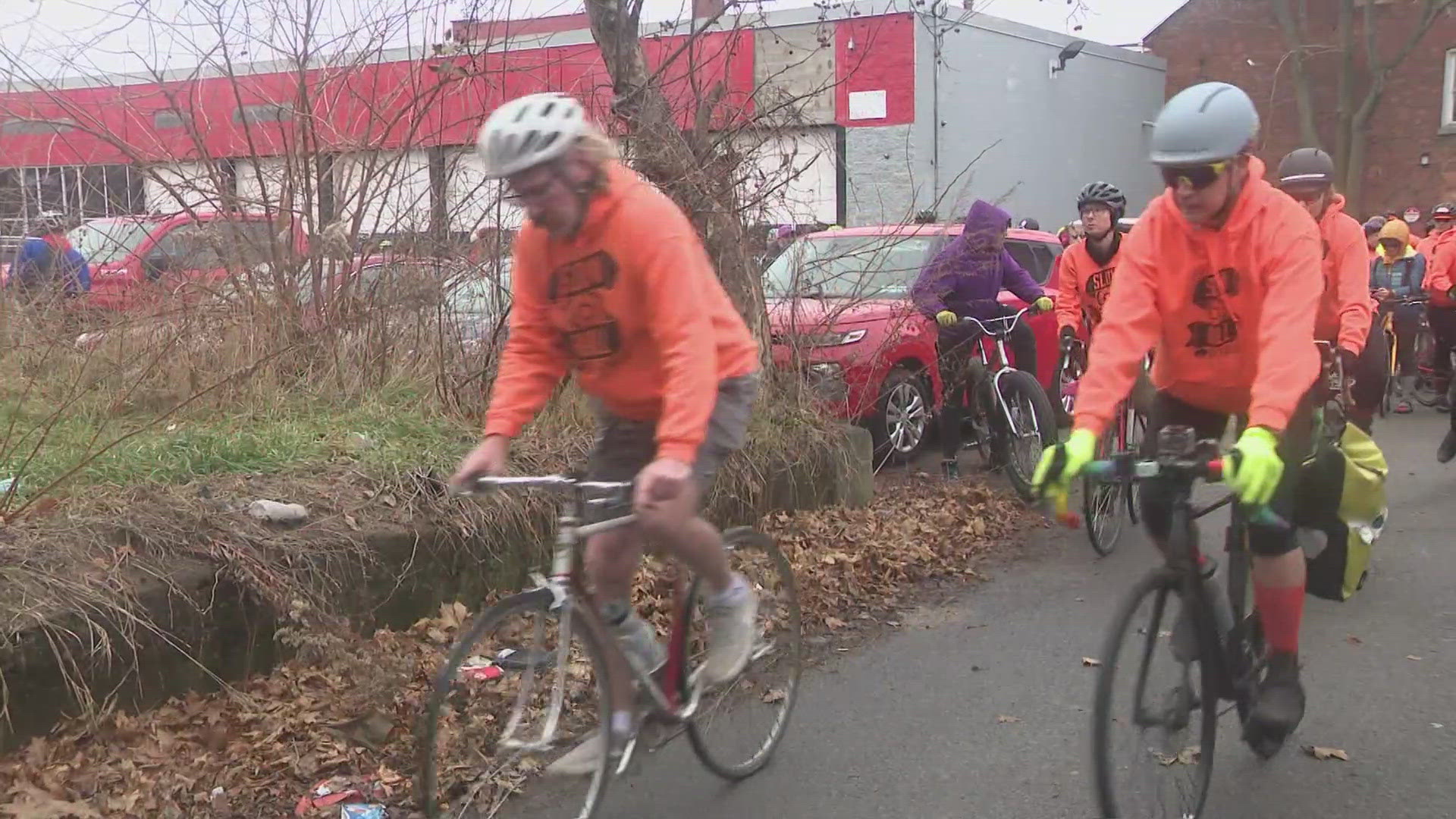 The Buffalo Slow Roll held a ride in honor of a volunteer who passed away recently