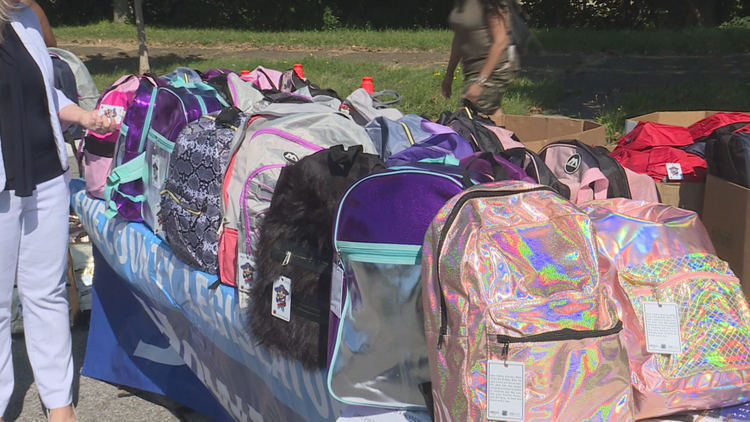 Backpack, supply giveaway held at Buffalo Central Terminal