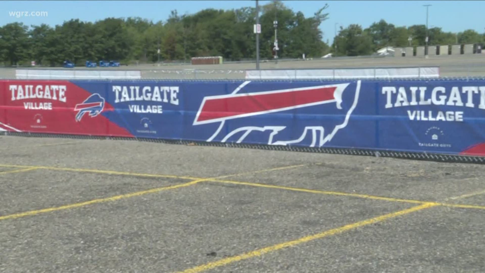 you'll have to head to the specially-marked tailgate village...