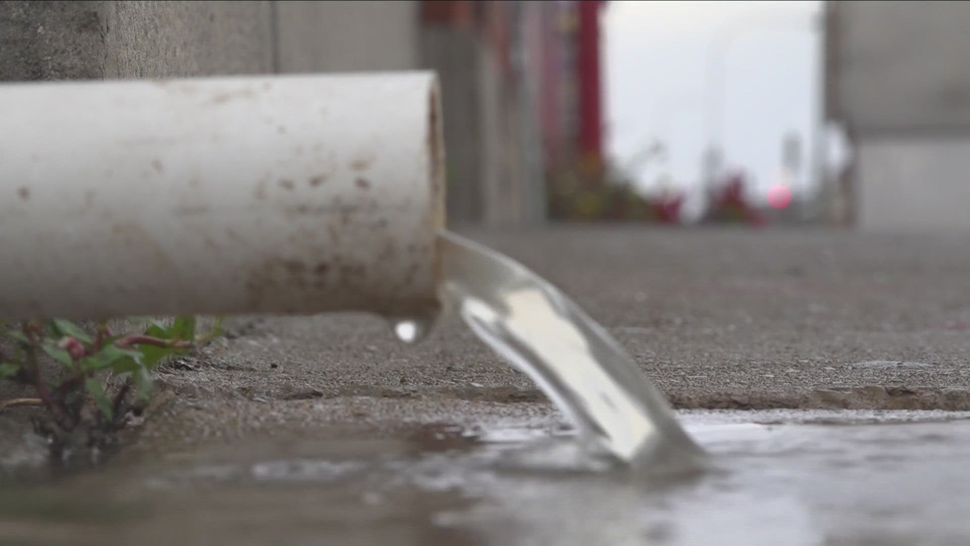 Sewage discharge from Engine Company 22's building onto public city sidewalk