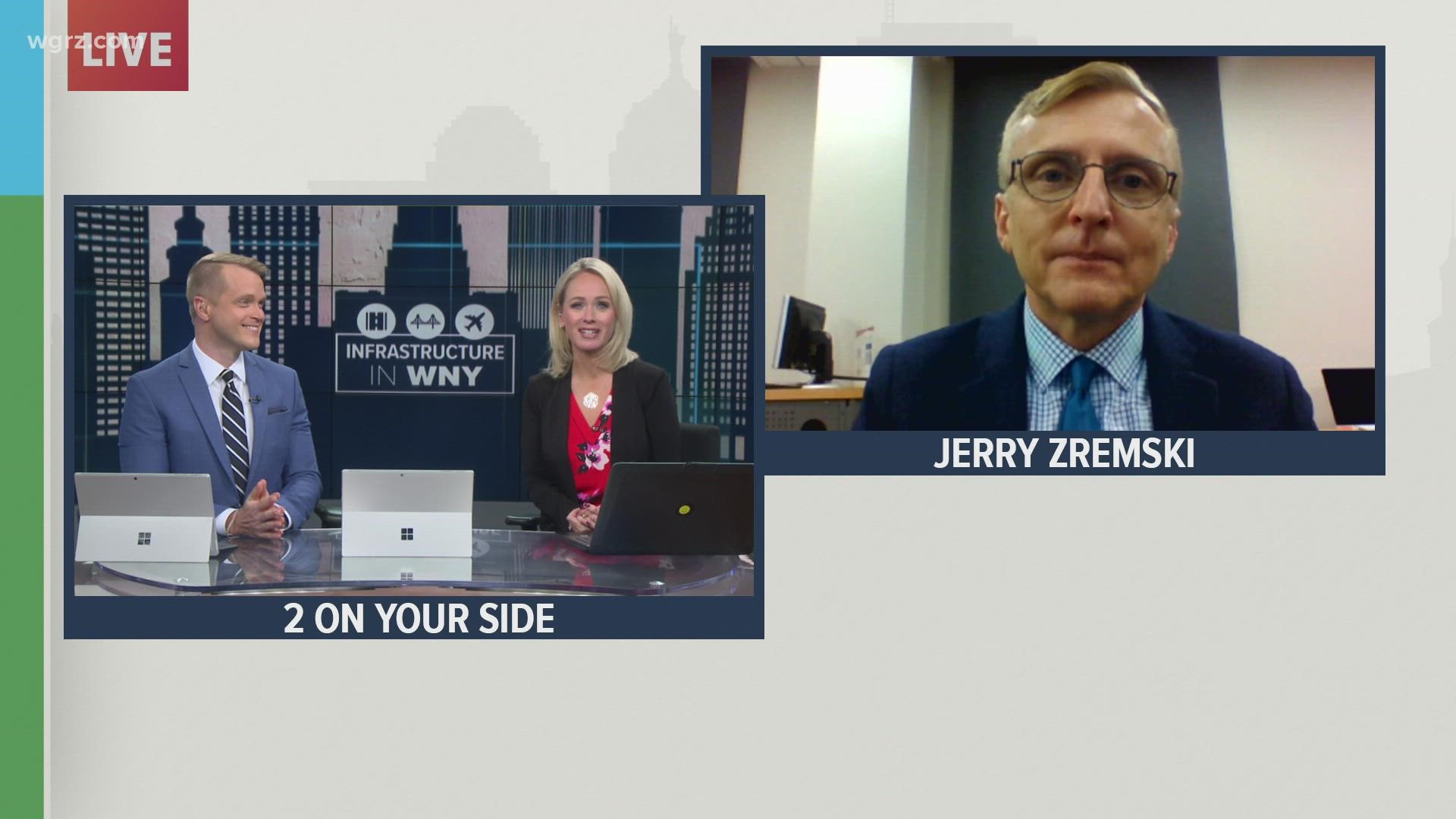 Jerry Zremski discusses his article in Thursday's edition of The Buffalo News about how the U.S. infrastructure bill could impact in Western New York.