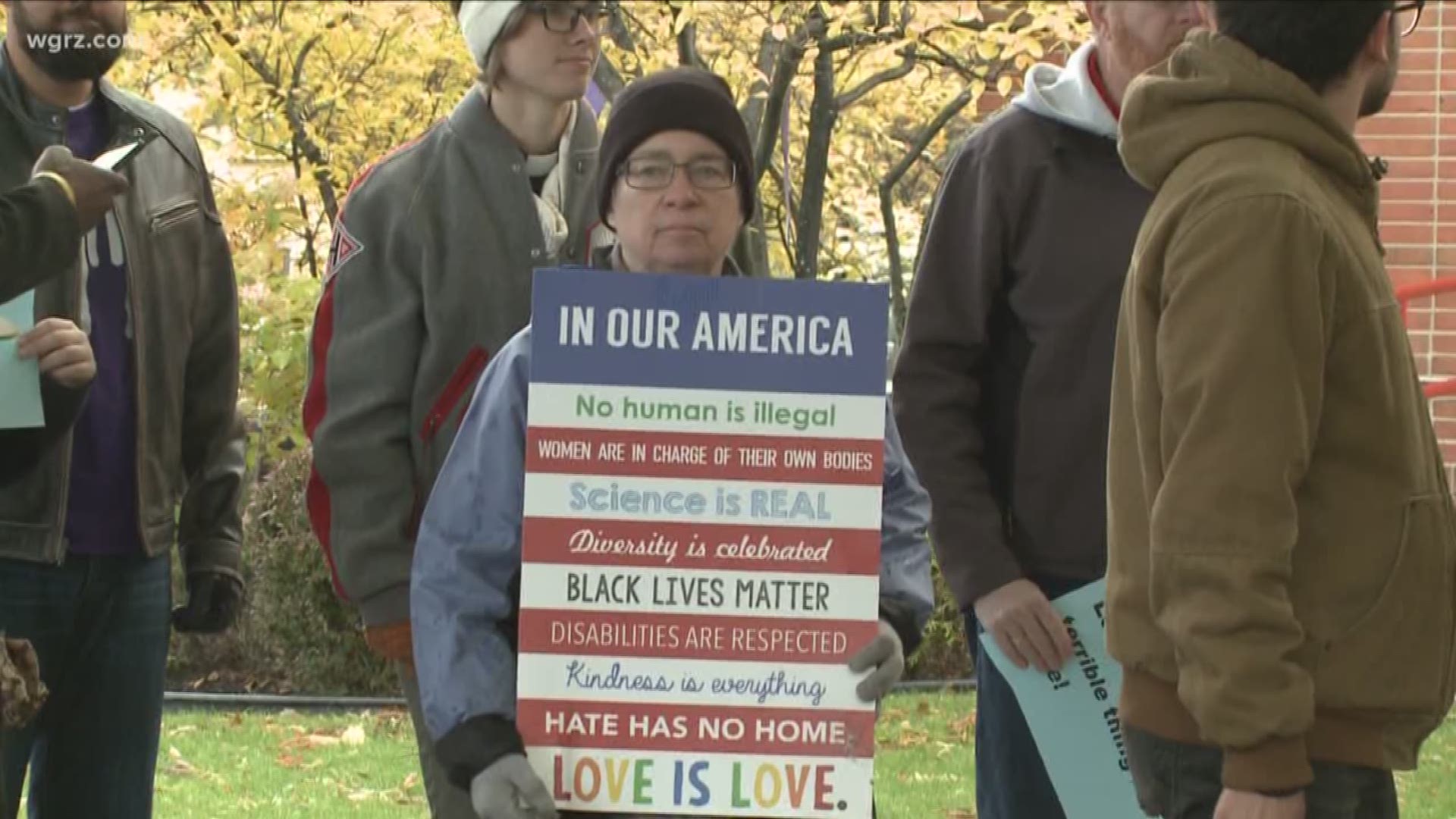 A coalition of religious, governmental, and community leaders gathered together Tuesday morning to rally for the rights of LGBTQ communities in Buffalo.