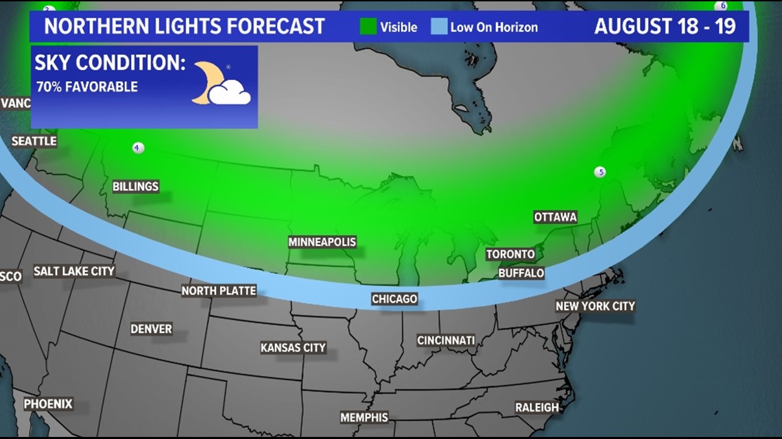 Northern Lights forecast It could be a miss for Western New York