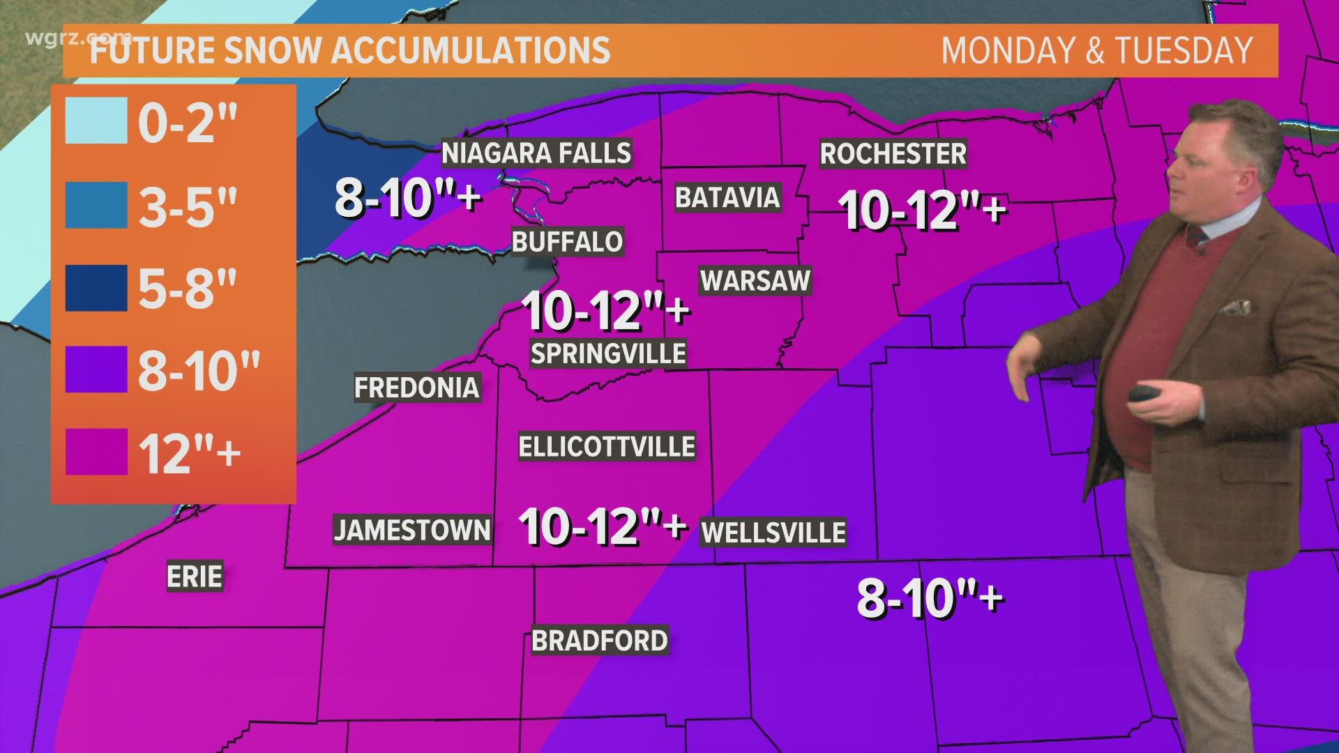 Patrick has possible snowfall for WNY for Sunday into Monday snow storm