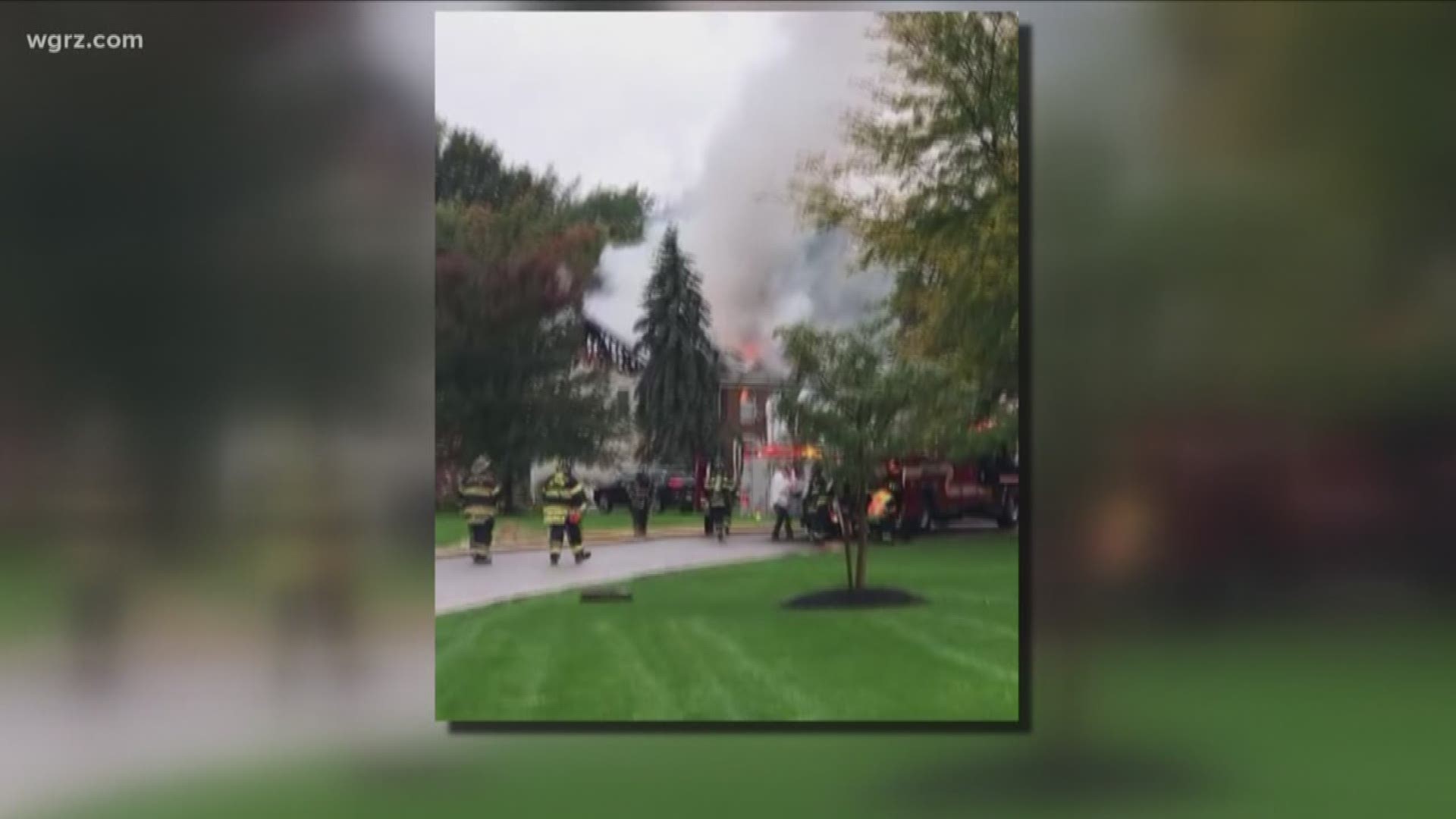 Orchard Park Home Struck by Lightning