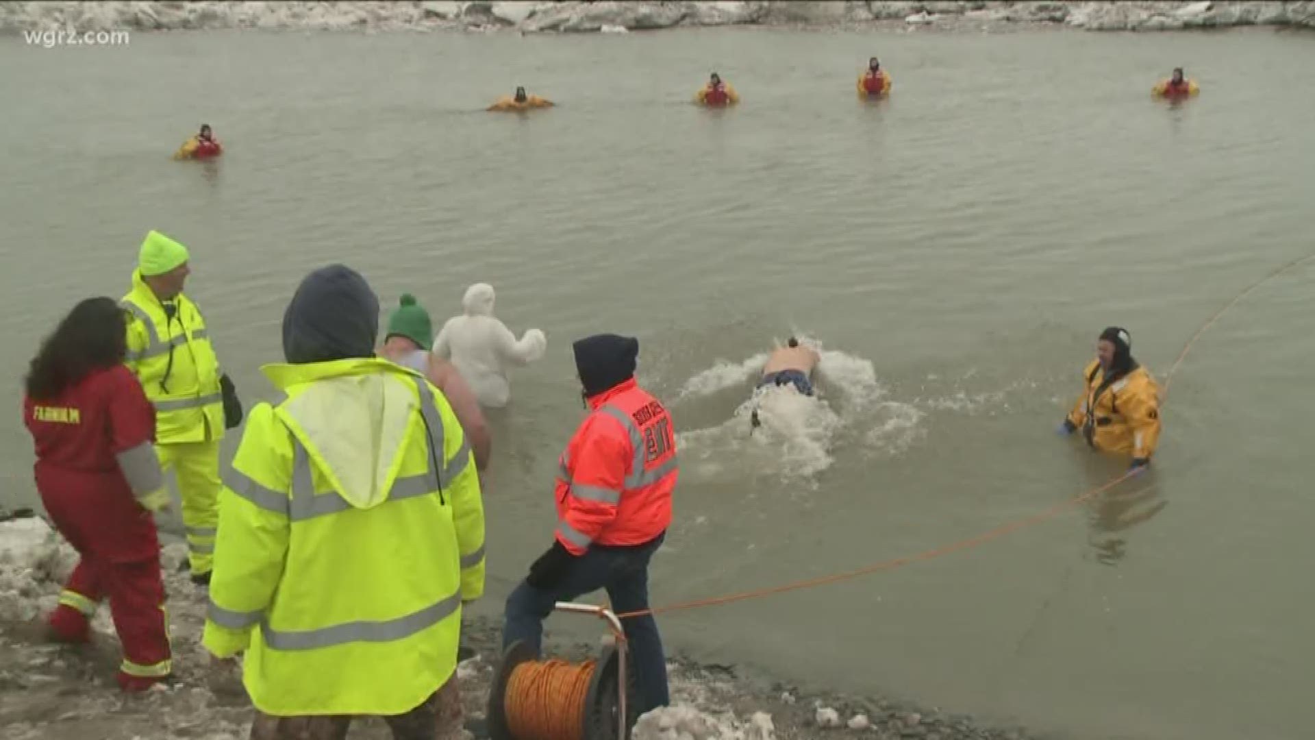 Dozens of people are expected to brave the cold today in Silver Creek for the annual Polar Bear Swim. The event raises money for several charities.