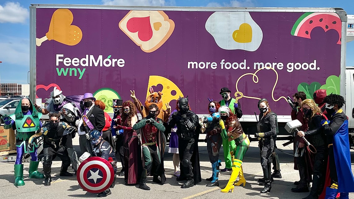 Superhero-themed food drive at Walden Galleria helps FeedMore WNY - Vimarsana News