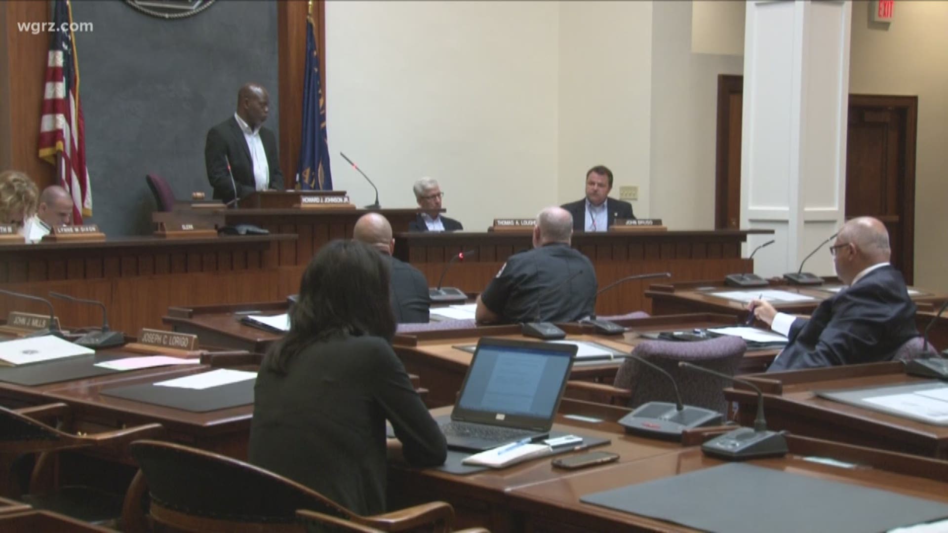A tense public hearing at the Erie County Legislature ended in a stalemate as lawmakers discussed a proposed board that would oversee the operations of the Erie County Jail.