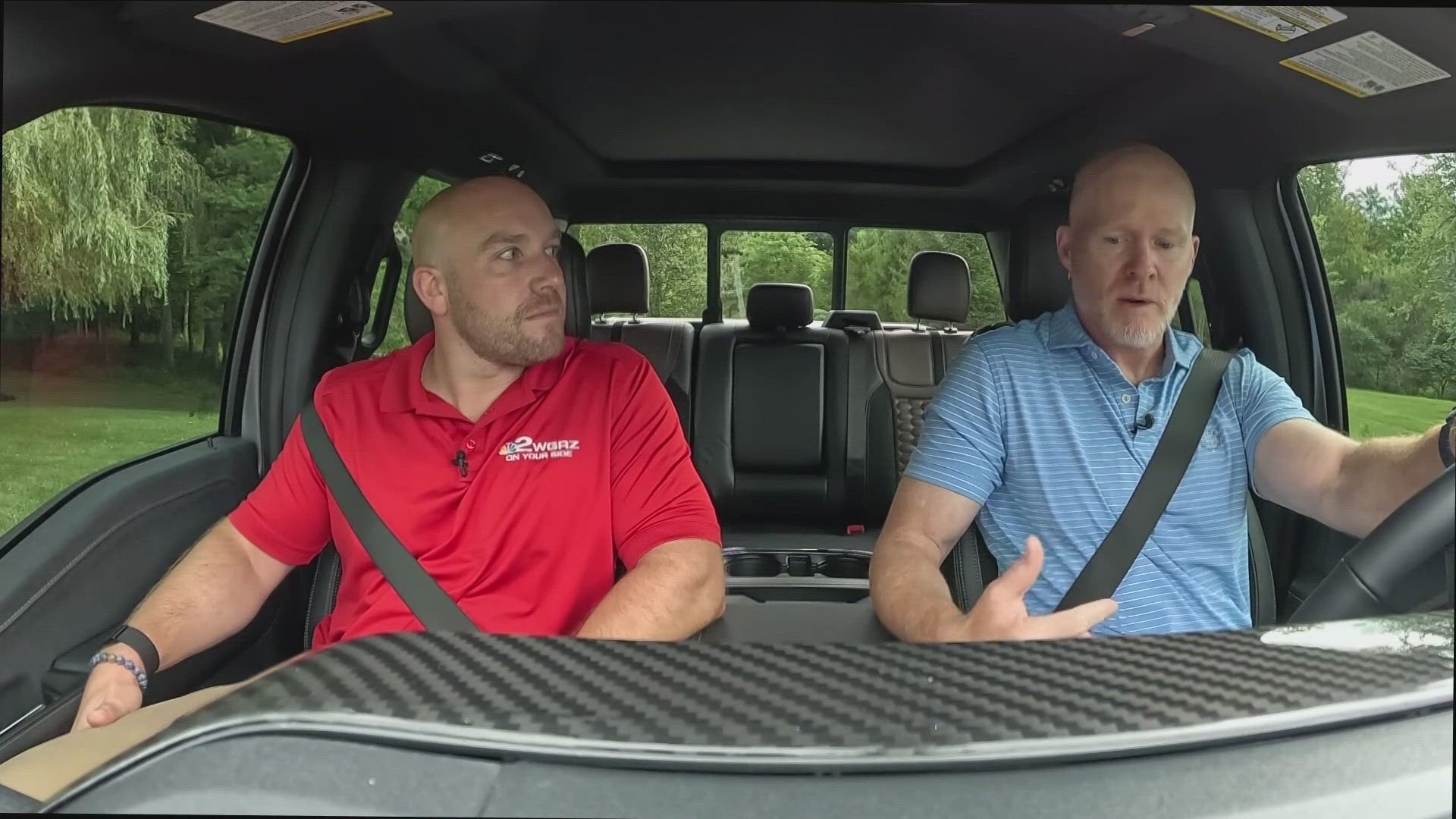 The Bills head coach takes WGRZ Sports Director Jon Scott along for ride from his house to Highmark Stadium, showing his final moments alone before gameday begins.