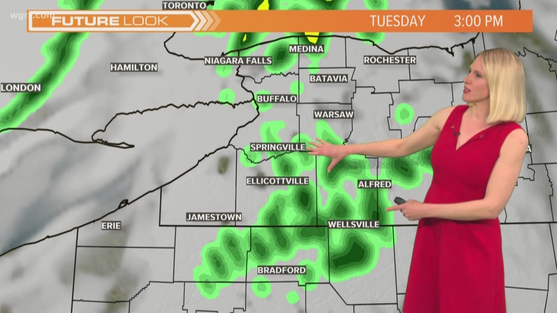 Storm Team 2 Jennifer Stanonis' Midday Forecast for 4/23/2019