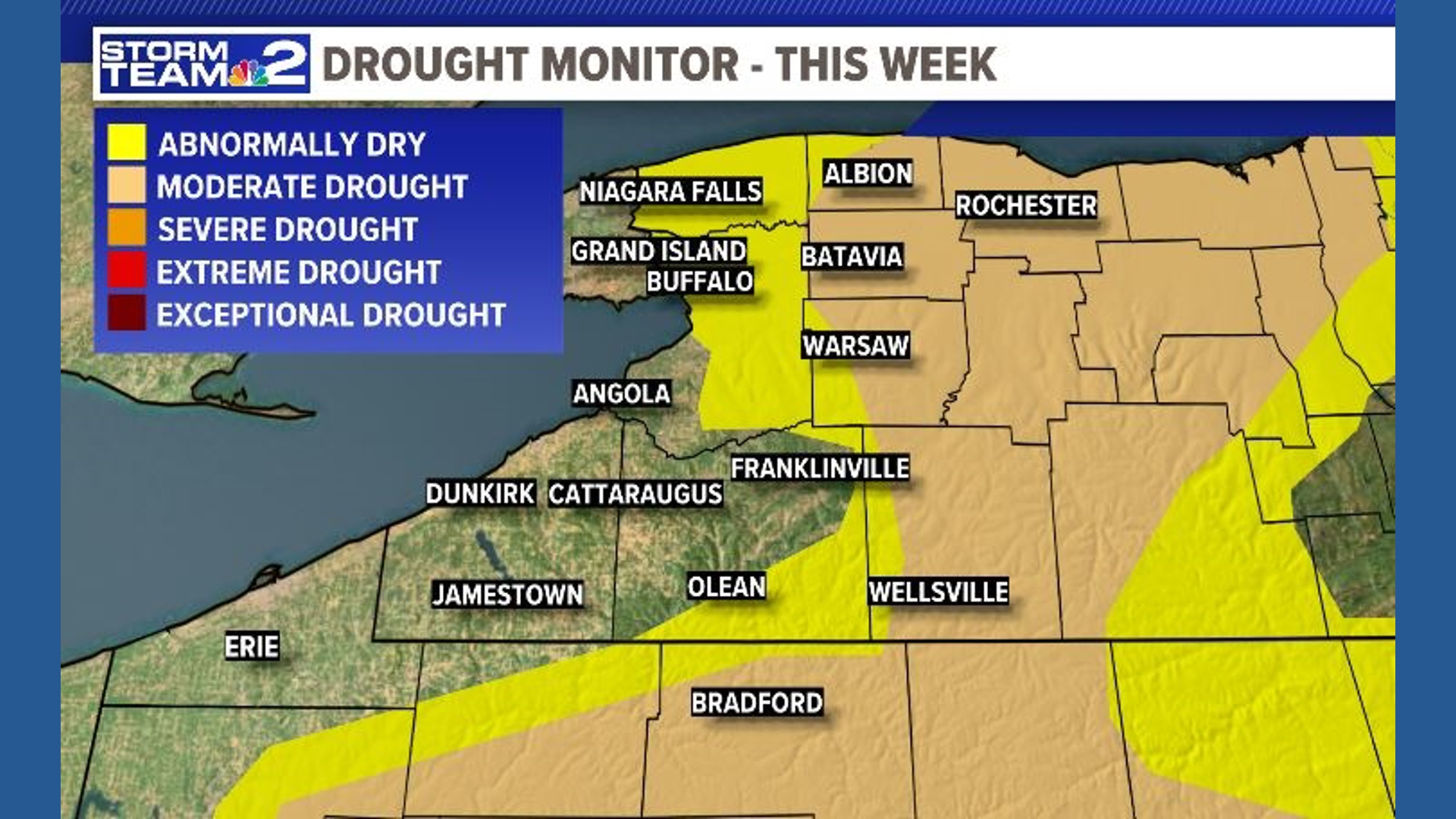 Western New York faces moderate drought in 2025 | wgrz.com