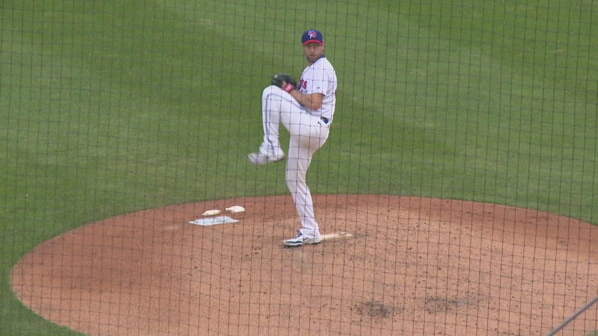 Blue Jays pitcher Max Scherzer threw 56 pitches in 4.1 innings of work in his rehab start with the Buffalo Bisons on Friday at Sahlen Field.