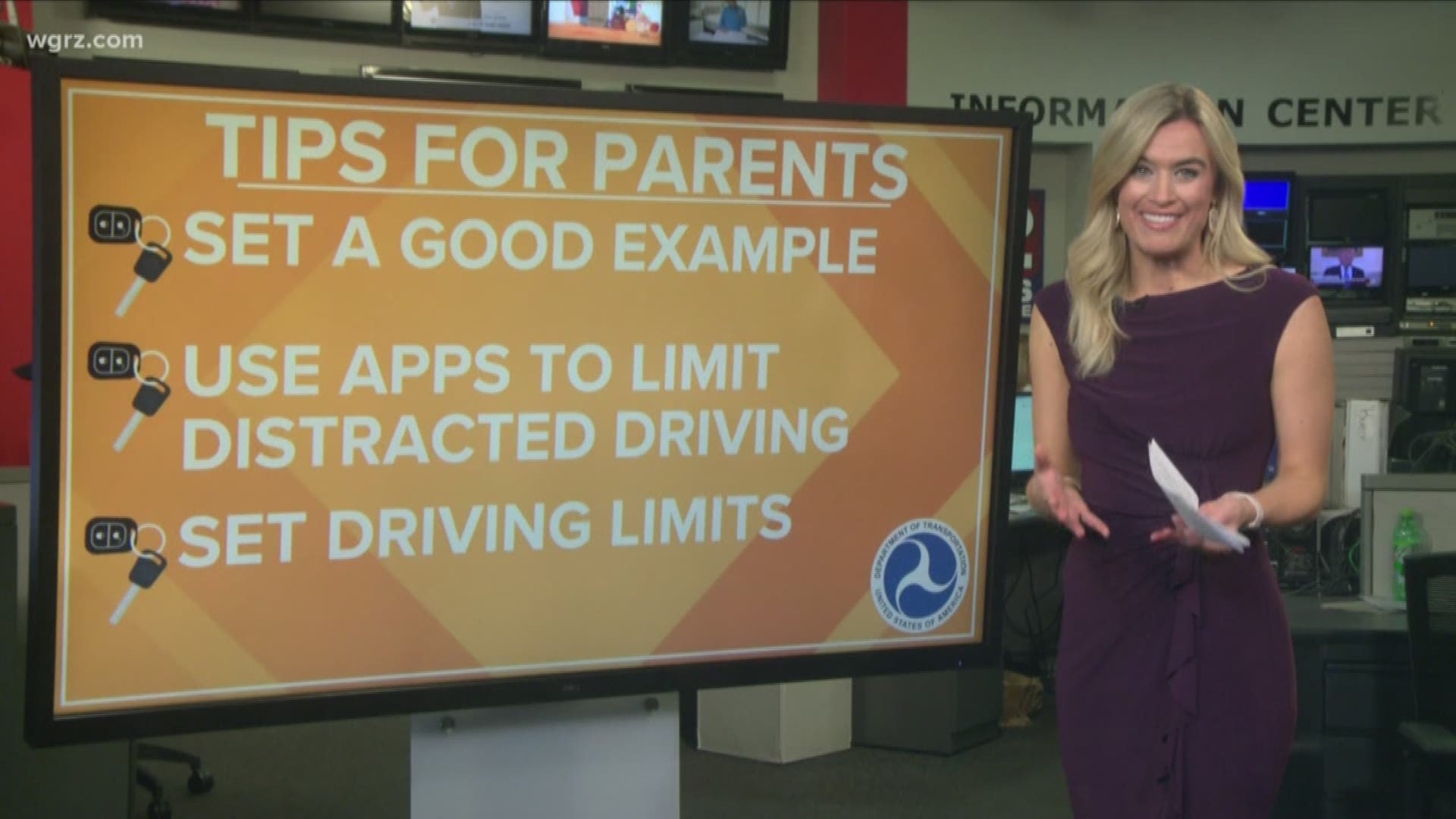 Lauren Hall shared some important information and tips in honor of National Teen Driver Safety Week.