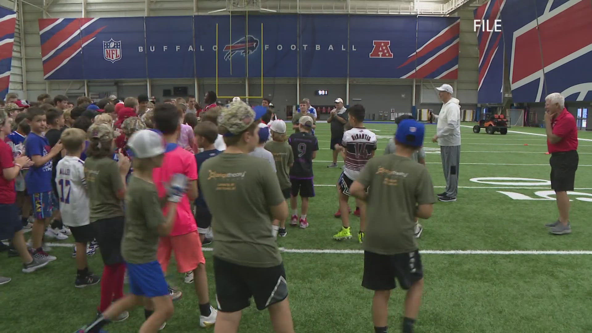 Over 800 kids will be able to practice in Highmark stadium's training facility. 