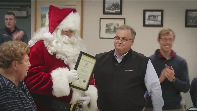 Village of Depew honors its Santa for 50 years of service
