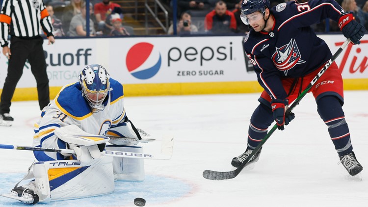 Comrie impresses, but Sabres fall to Blue Jackets 4-1