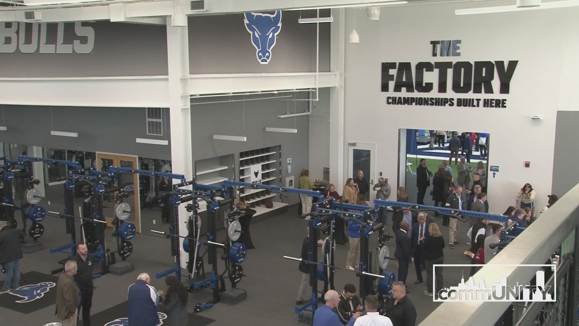 The 12,000-square-foot facility features a turf-training incline, a nutrition area, as well as a vast cardio and free weight area. 