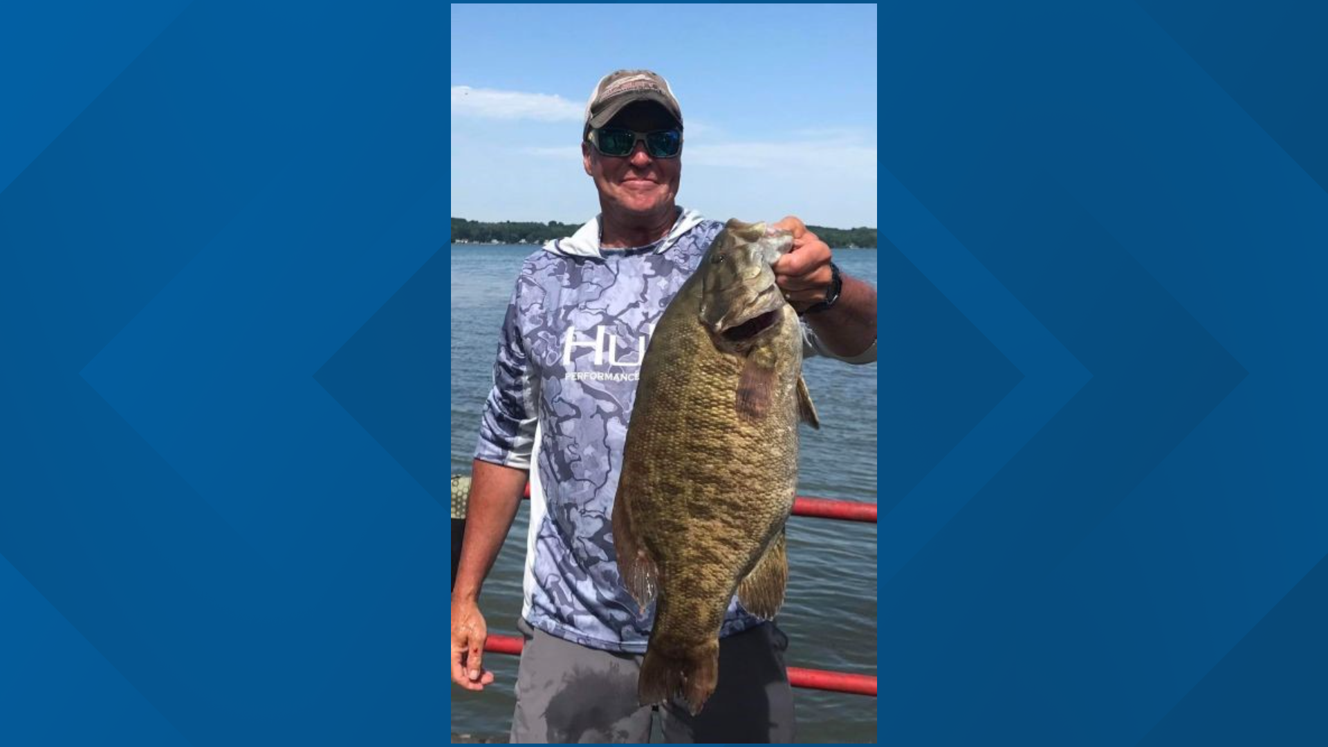 Albion fisherman catches state recordbreaking smallmouth bass on Cayuga Lake