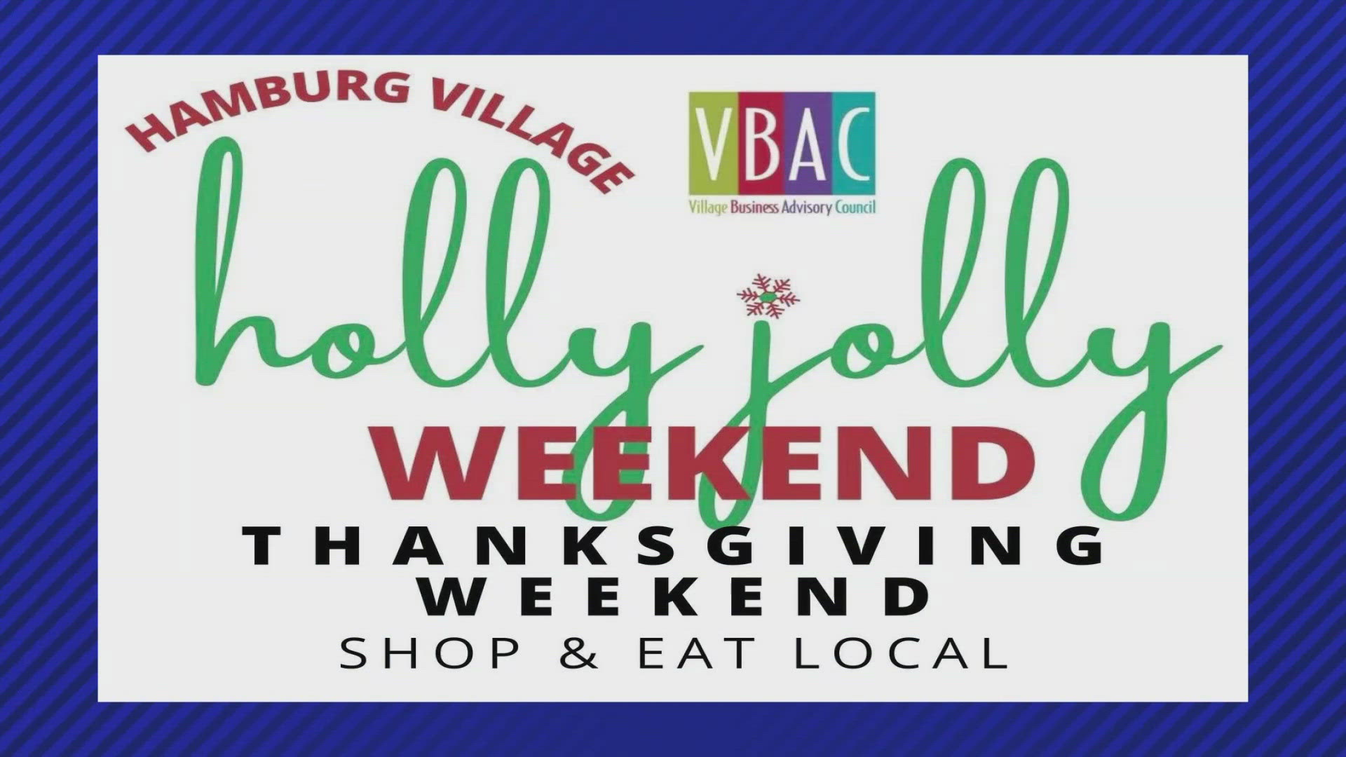 The village of Hamburg will host a parade and encourage local shopping this weekend