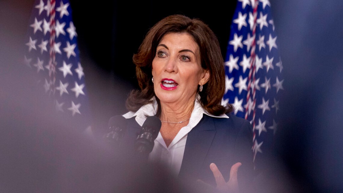 NY Governor Kathy Hochul reacts to the SCOTUS ruling on state's gun law