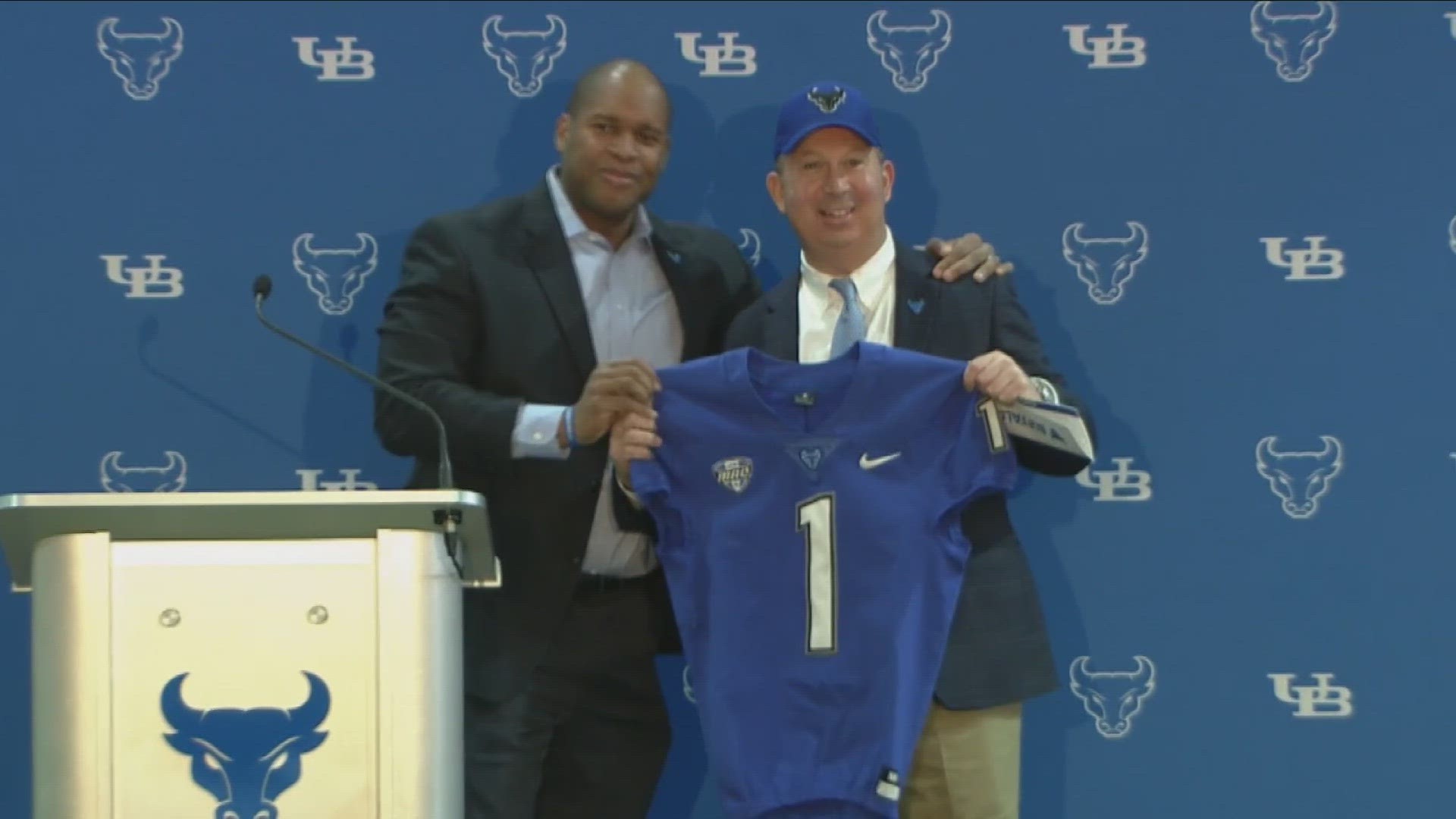 UB introduces Pete Lembo as head coach NCAA football