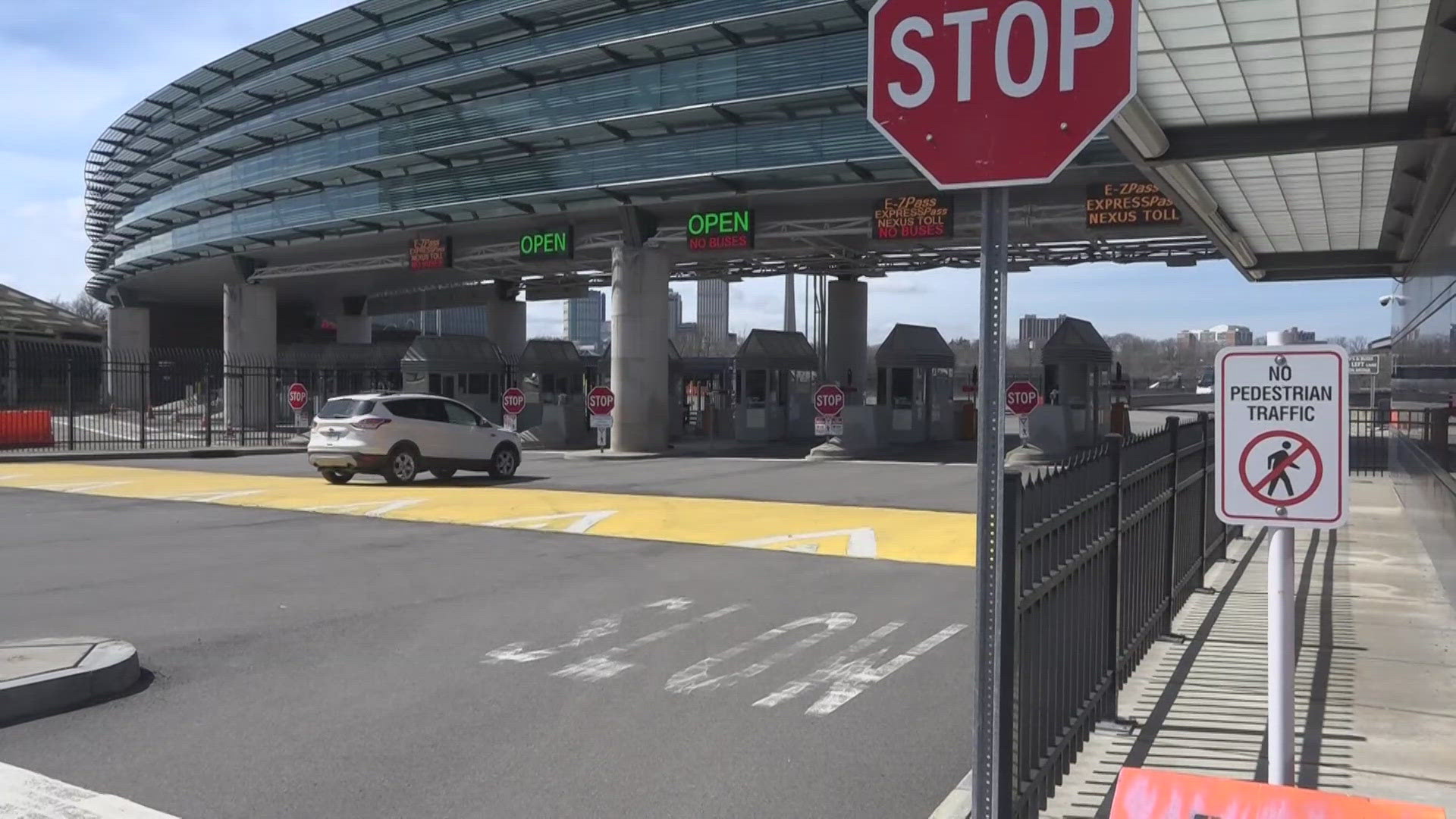 Starting in May, passenger vehicles will pay six dollars or eight fifty Canadian per crossing at the Rainbow, Whirlpool-rapids, and Lewiston-Queenston bridges