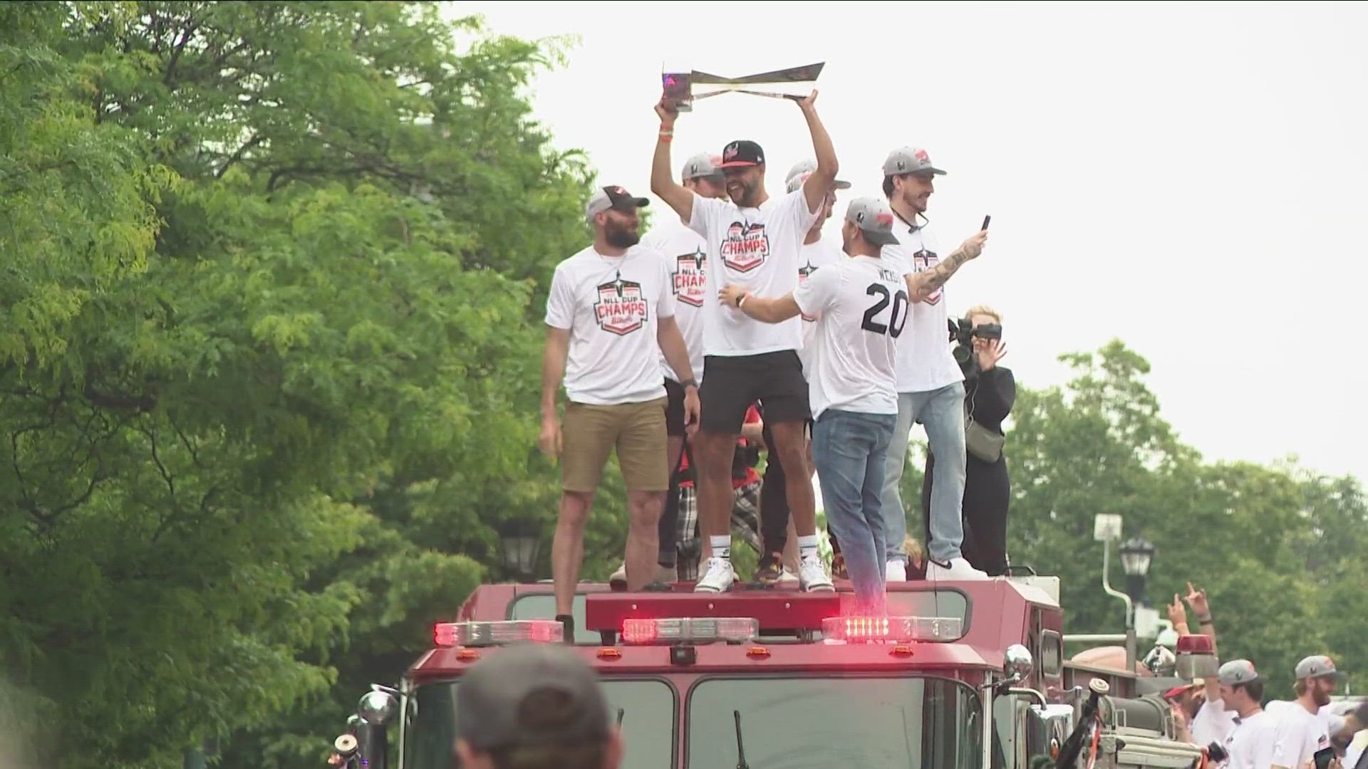Buffalo Bandits celebrated their championship with a party