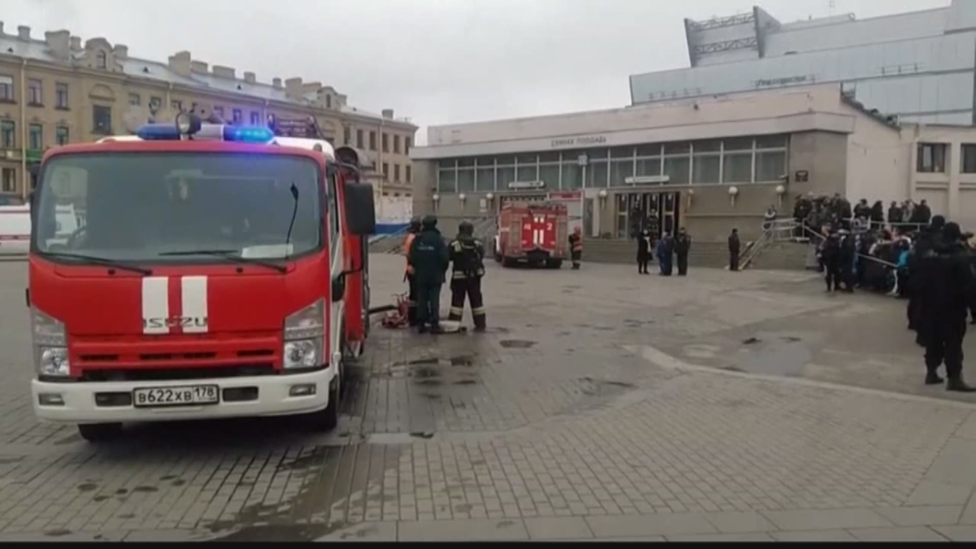 Explosion on subway in Russia