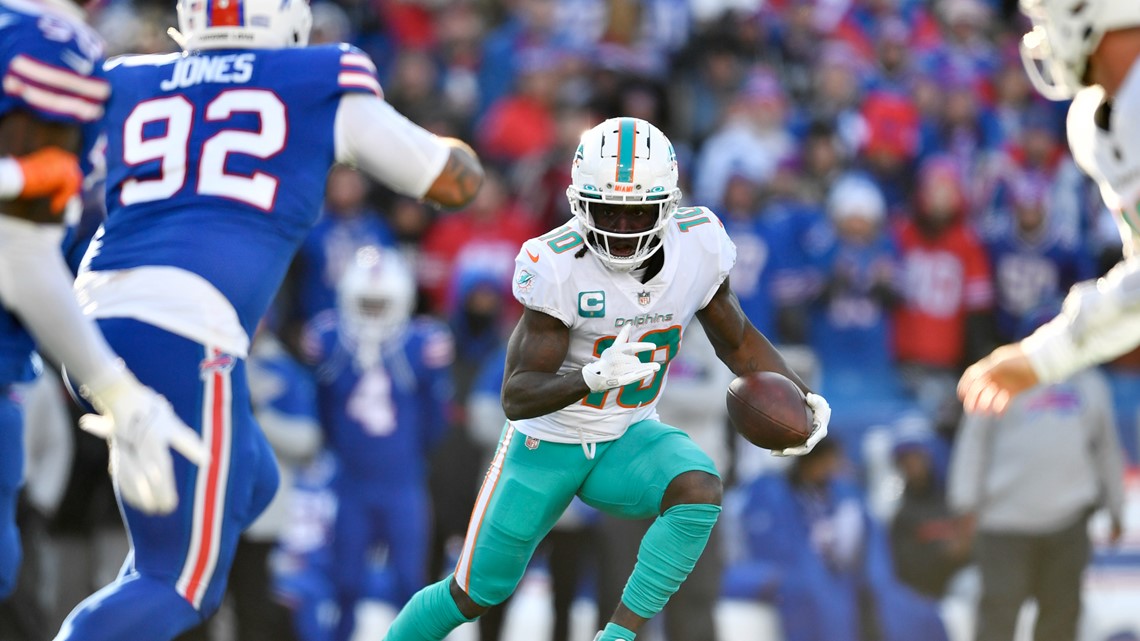 High-scoring Dolphins travel to face division rival Buffalo Bills, where  Miami has lost 7 in a row
