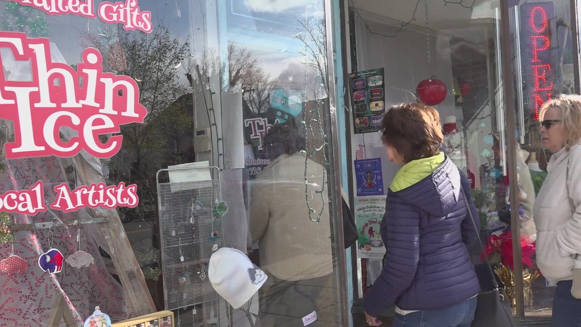 Owners of small businesses say the income they receive from shoppers during the holiday season, helps to sustain their operations throughout the rest of the year.