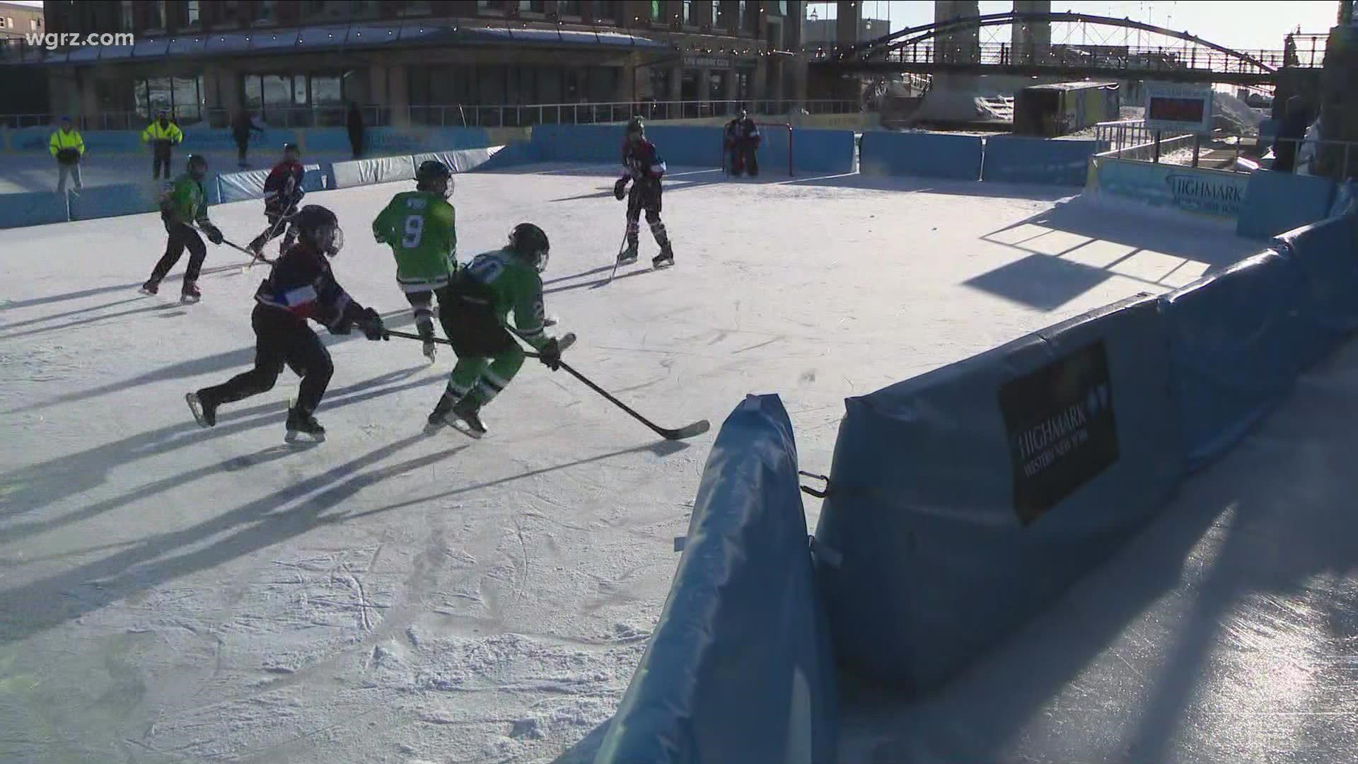 the return of a hockey tournament that's once again helping the folks at Oishei CHildren's Hospital.