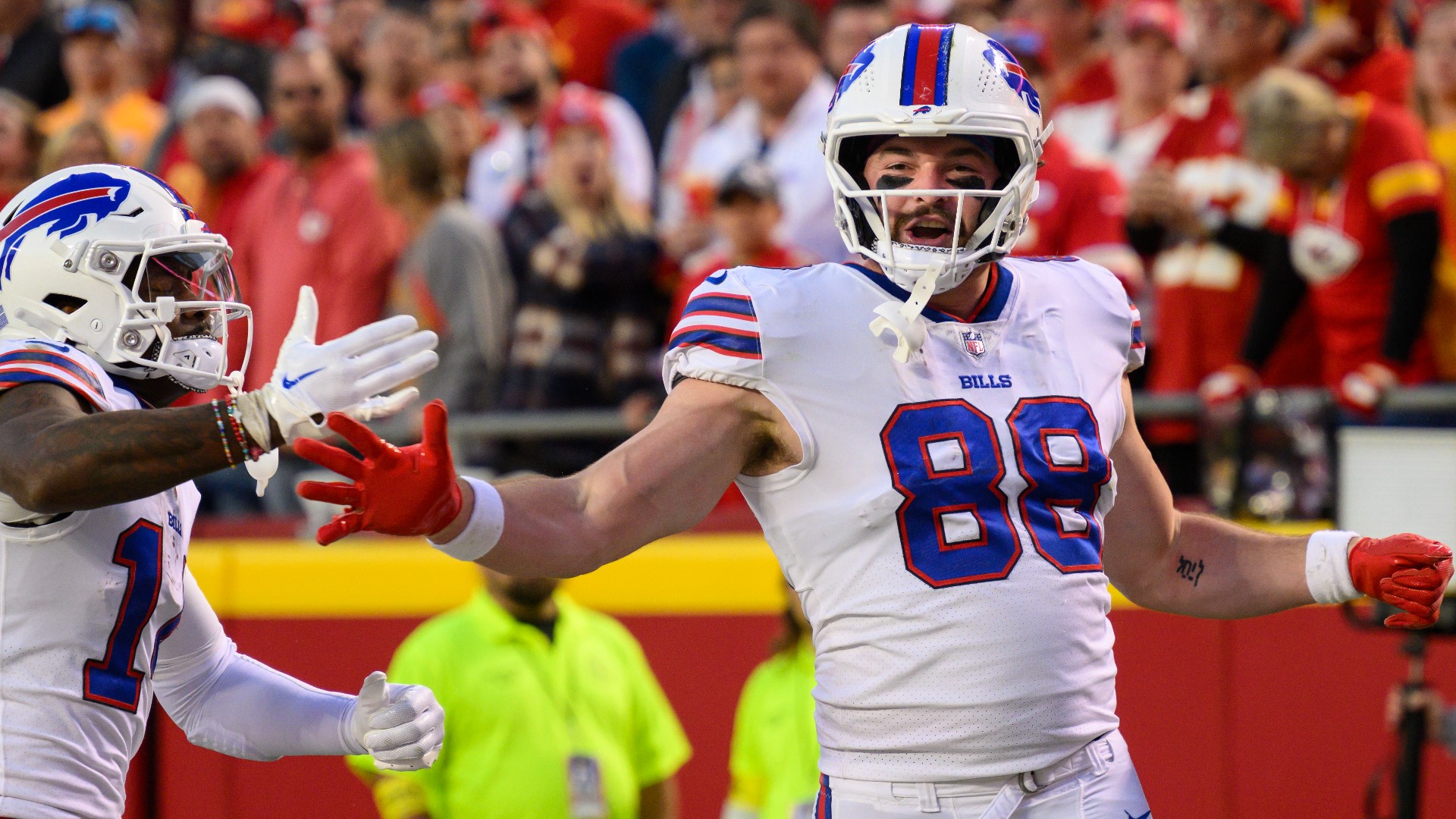 Dawson Knox discusses the Buffalo Bills' 24-20 win at Kansas City