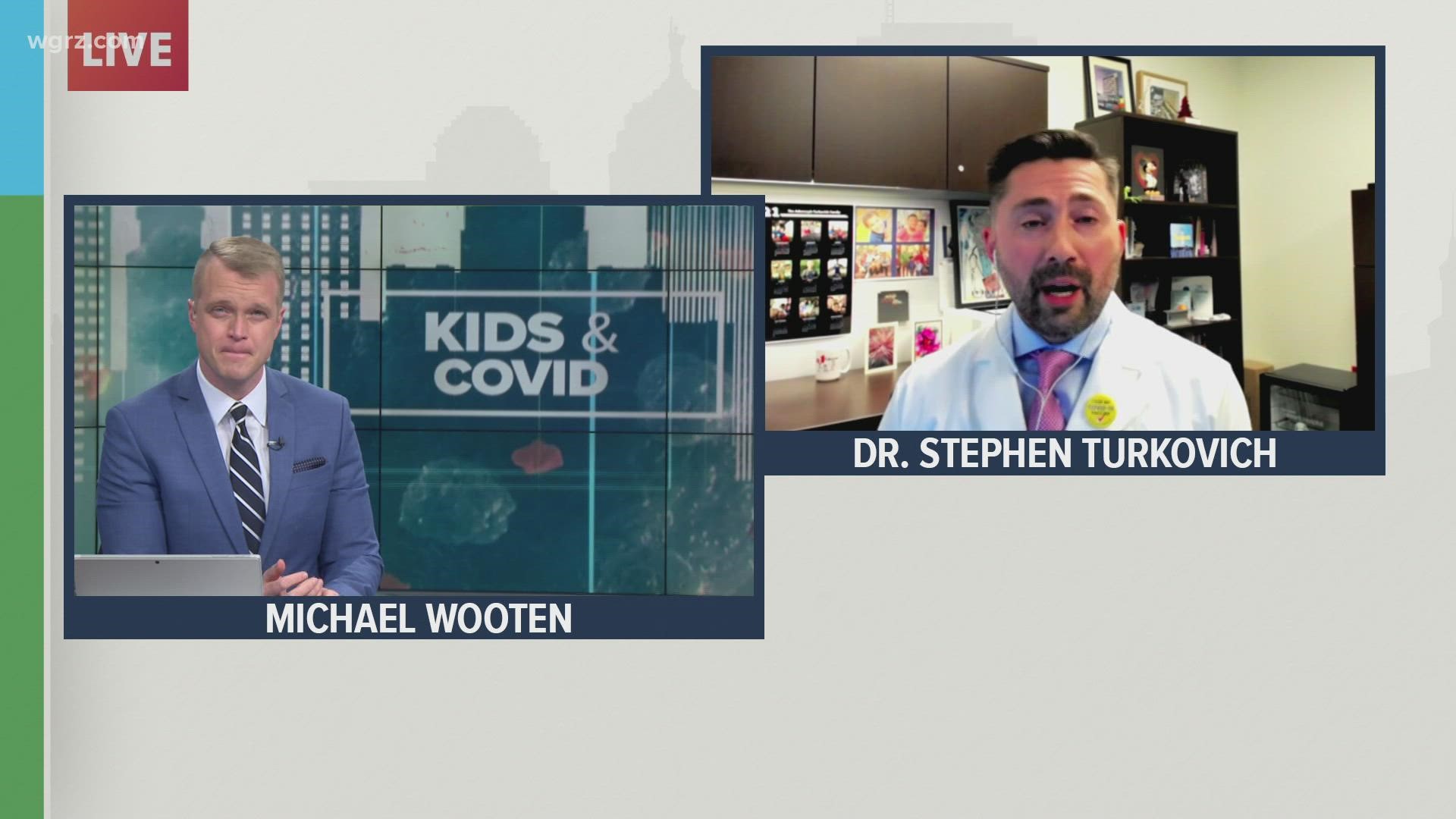 Joining us to talk about what's happening with kids in Western New York is Dr. Stephen Turkovich chief medical officer at Oishei Children's Hospital here in Buffalo
