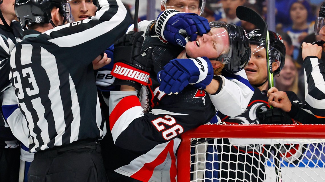 Nick Perbix was the rookie of the year for the TB Lightning