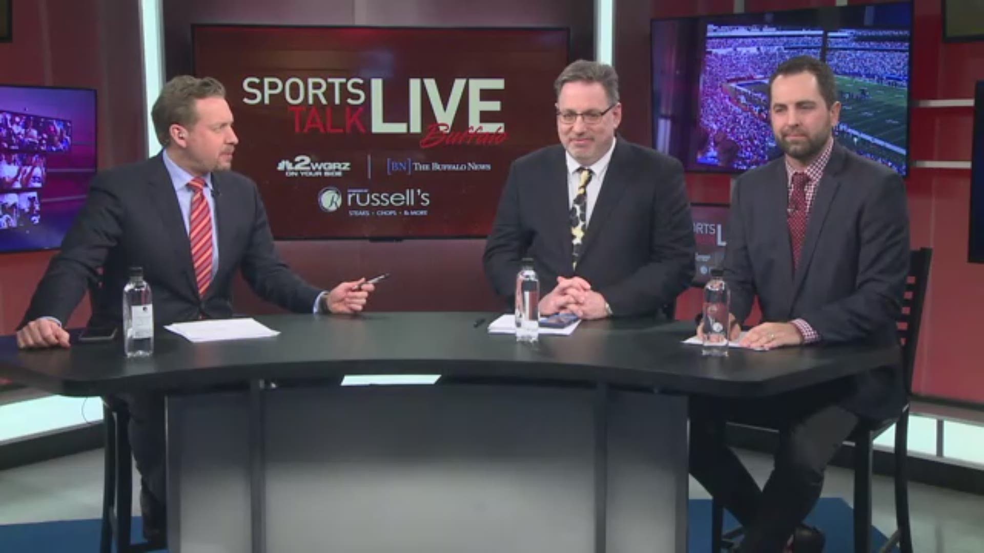 WGRZ's Adam Benigni is joined by Mike Harrington and Jay Skurski of the Buffalo News for Monday's edition of Sports Talk Live Buffalo.