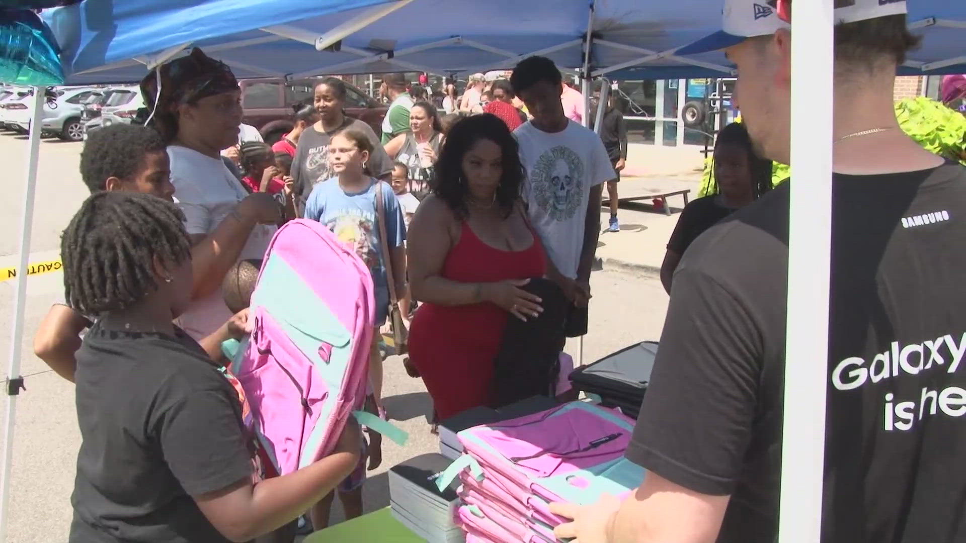 The company will be holding backpack giveaways all over the country. 
