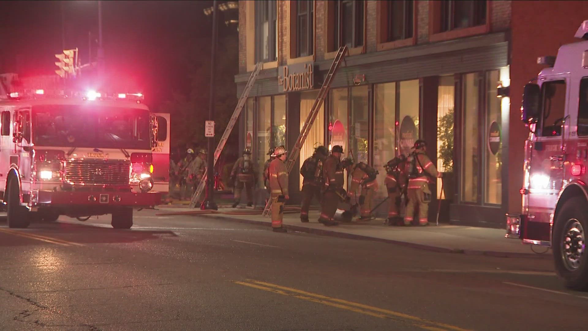 BFD responded to the two-alarm fire at 192 Seneca Street just before 9:10 p.m. Friday night.