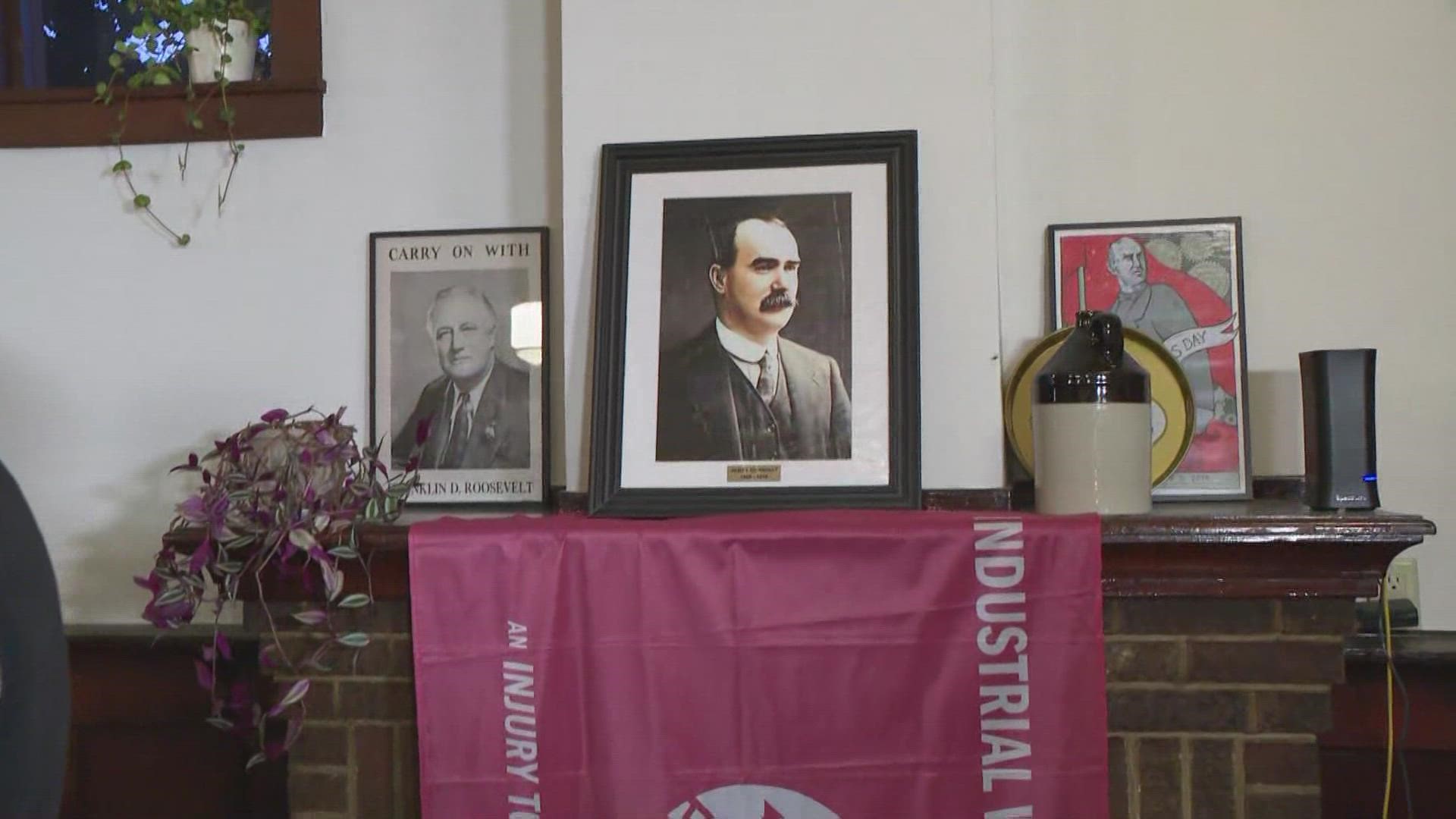 The event takes place on Saturday in the Broadway-Fillmore neighborhood. Daybreak's Lauren Hall was live at  Eugene V. Debs Hall, which will be part of Doors Open.