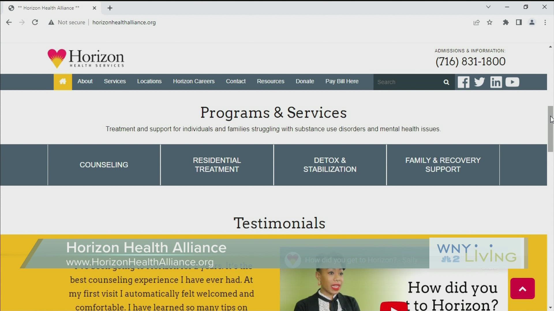 WNY Living - January 7 - Horizon Health Alliance (THIS VIDEO IS SPONSORED BY HORIZON HEALTH ALLIANCE)