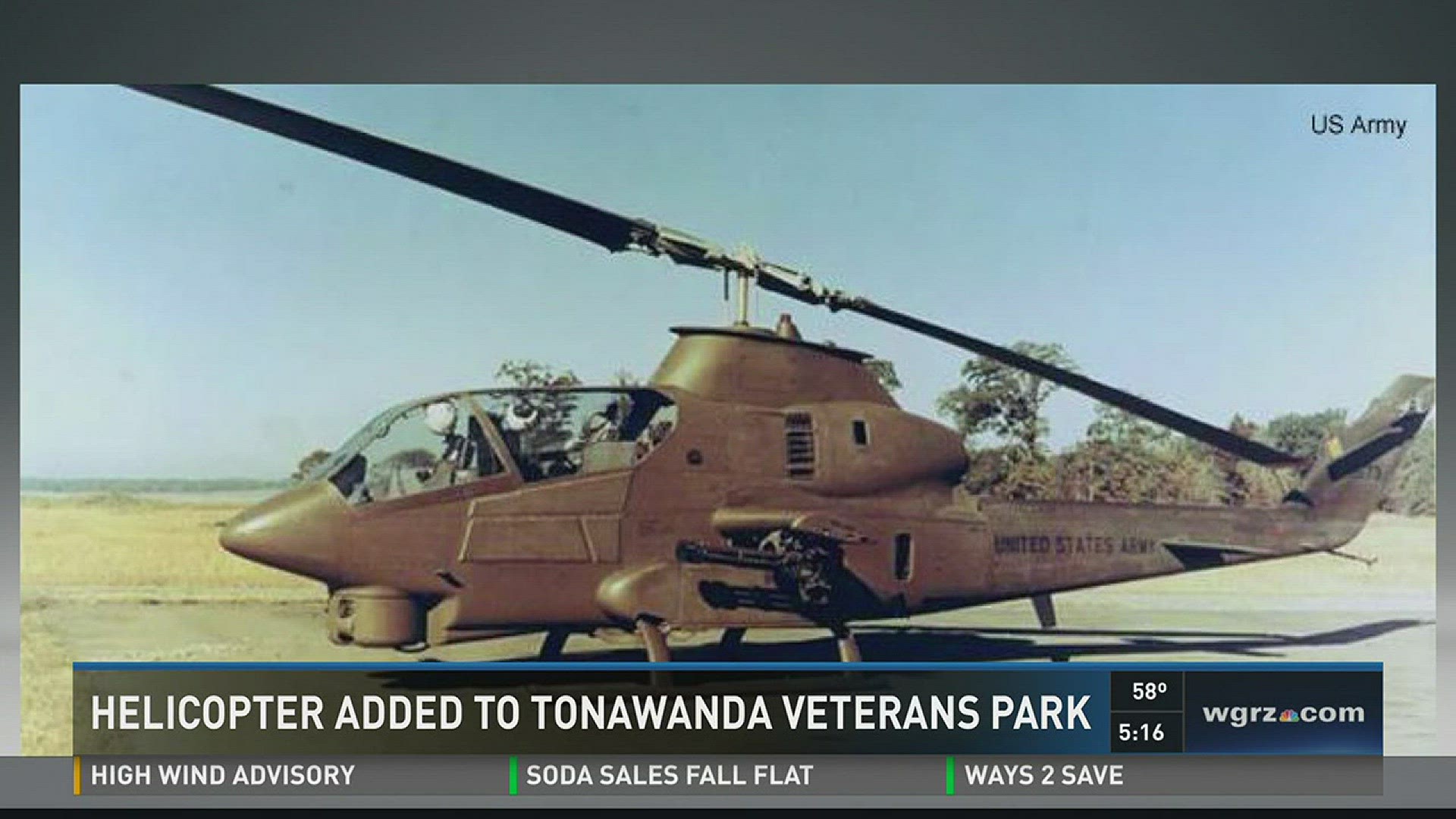 HELICOPTER ADDED TO TONAWANDA VETERANS PARK