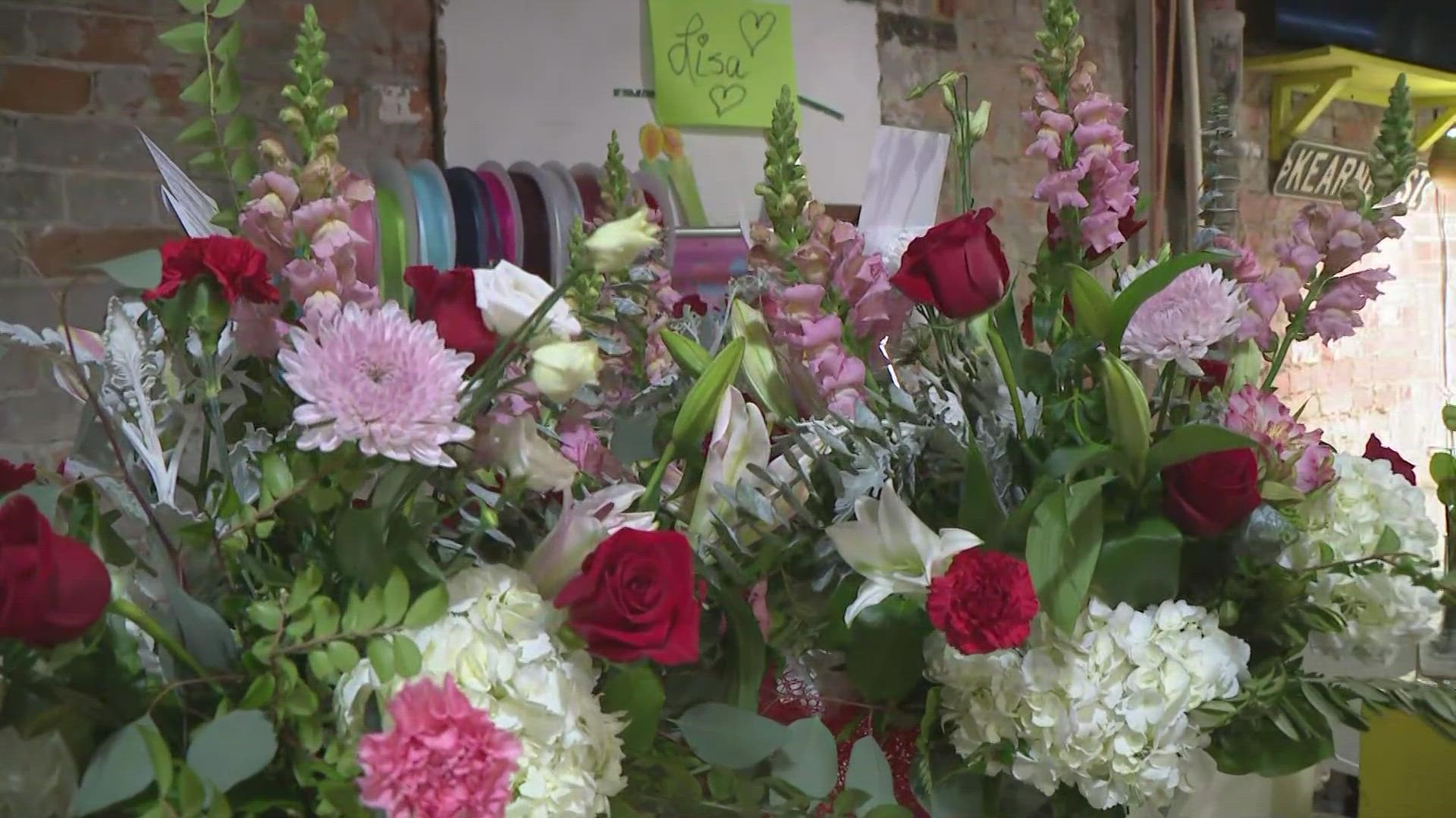 Bouquets of Love at Maureen's Wholesale Flower Market