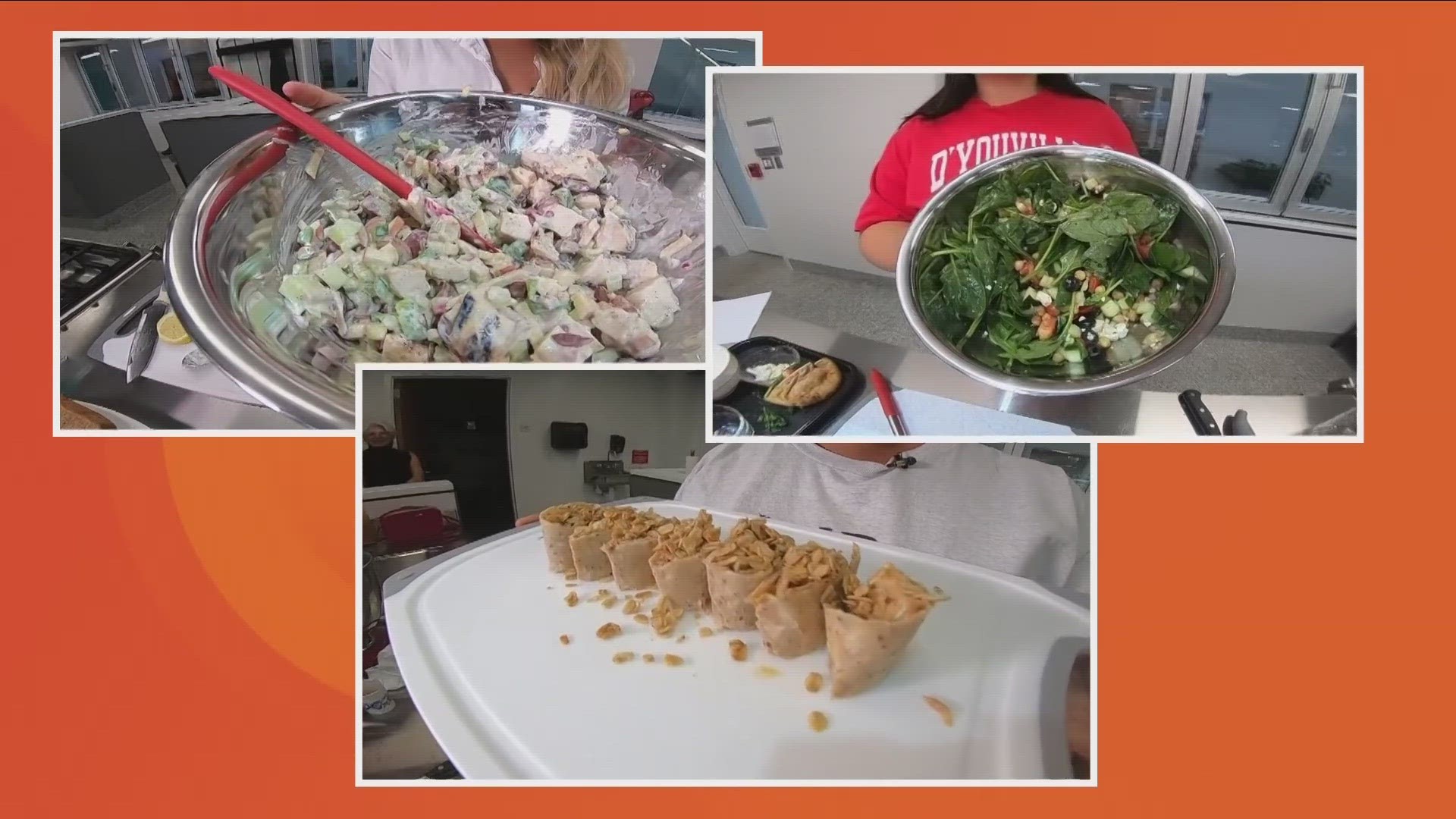 Two D'Youville University students and the director of their nutrition empowerment program created three kid-friendly back-to-school lunches.