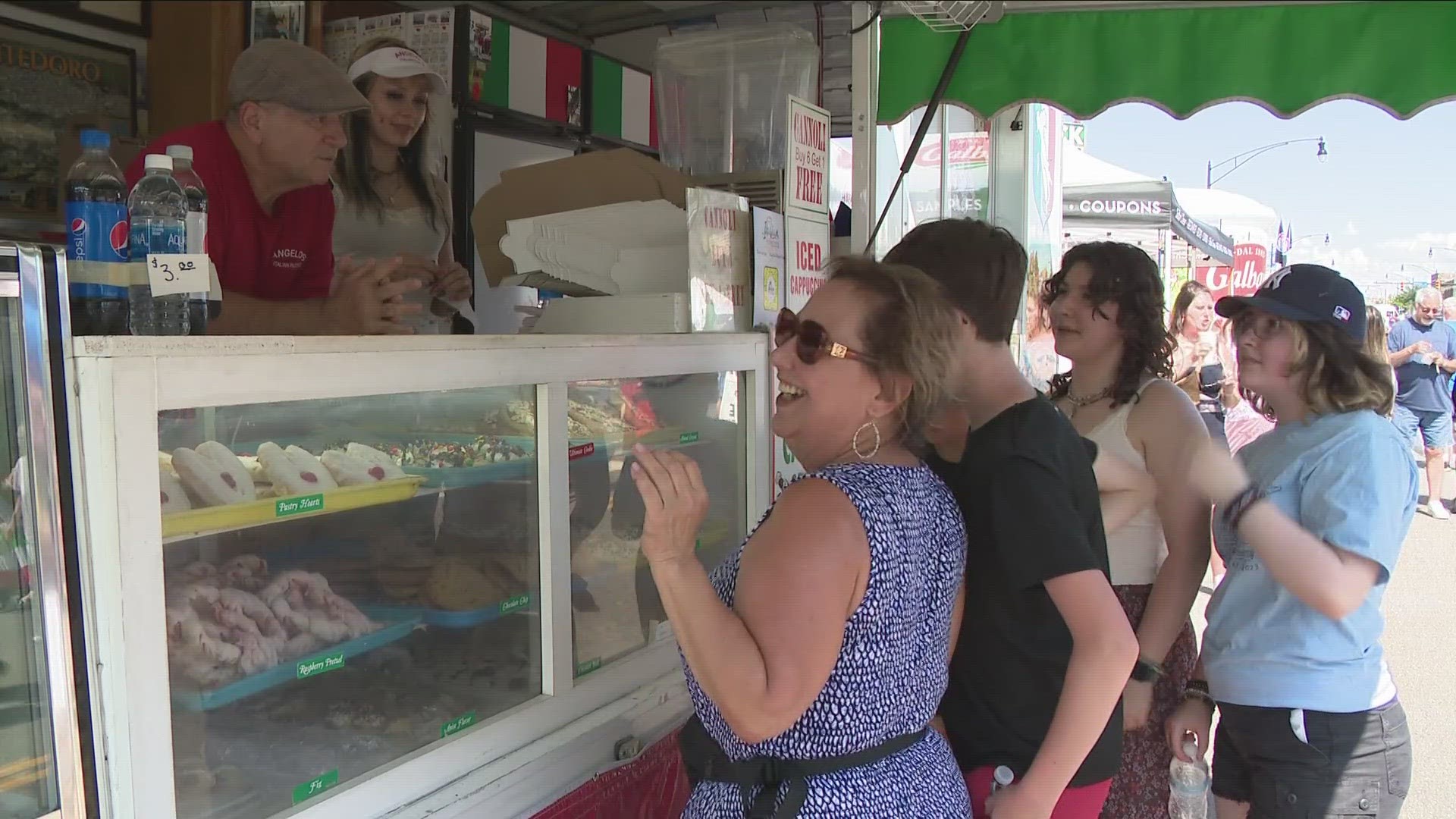 Buffalo Italian Heritage Festival is underway on Hertel avenue