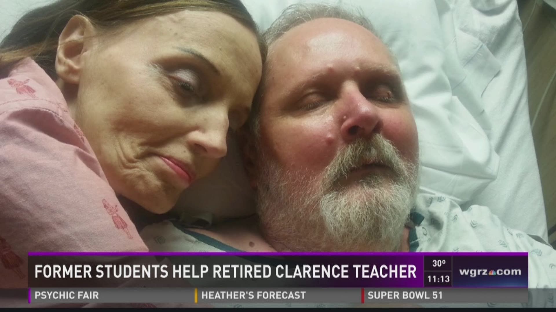 Former Students Help Retired Clarence Teacher