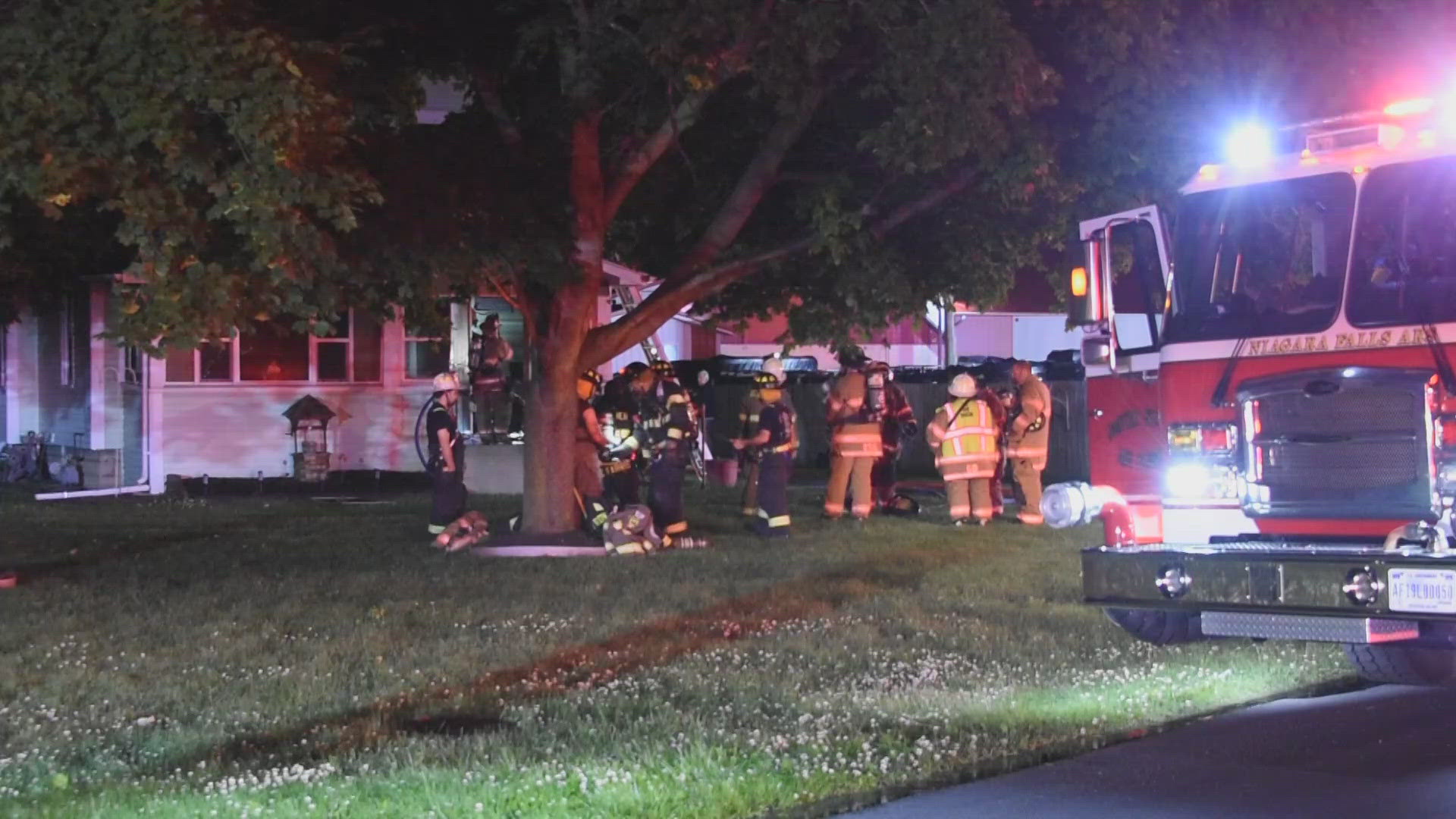 Overnight fire in Niagara County 6/9/25