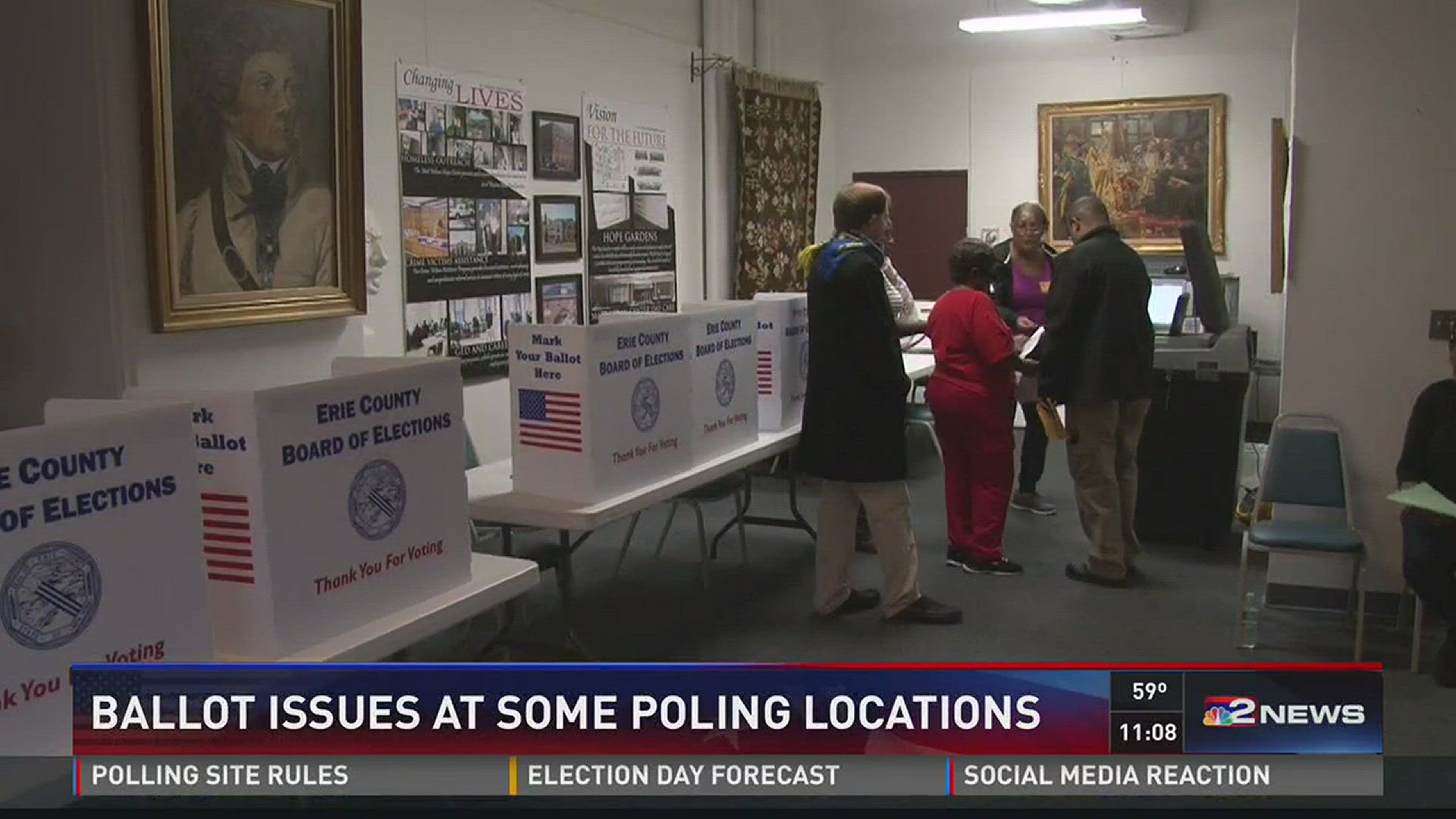 Ballot issues at some polling locations