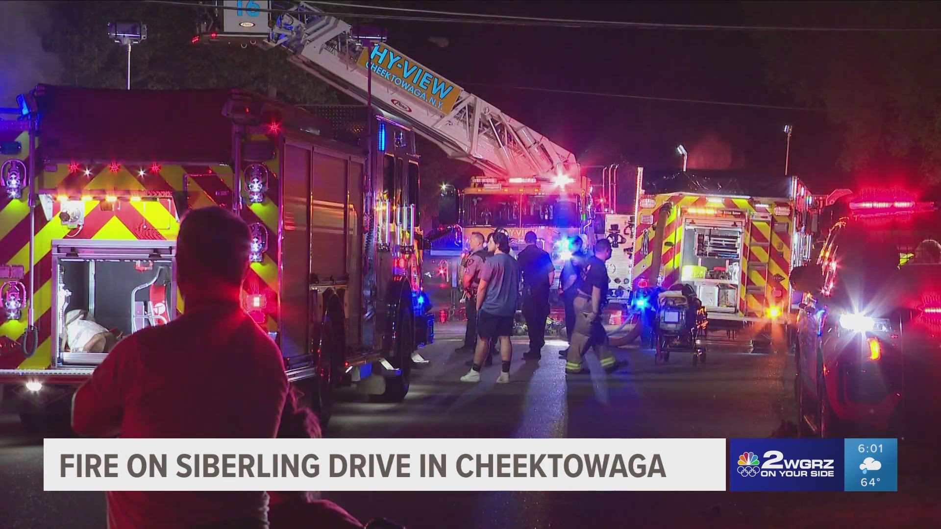 Firefighters battle fire in Cheektowaga overnight