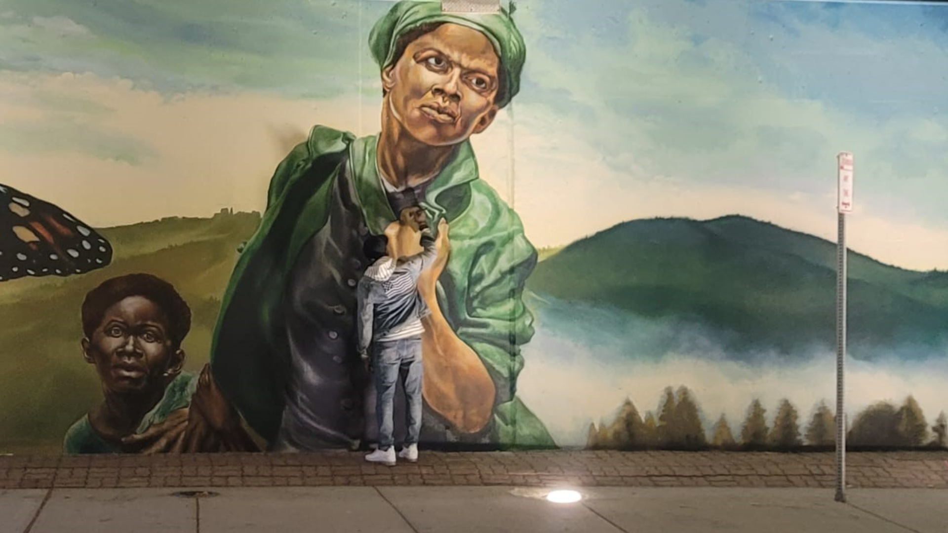 commUNITY spotlight: The artist behind the new Harriet Tubman mural in ...