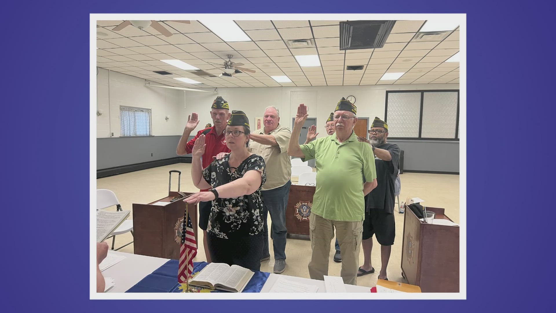 Commander Degennaro has been elected as VFW 7545's first female commander. 