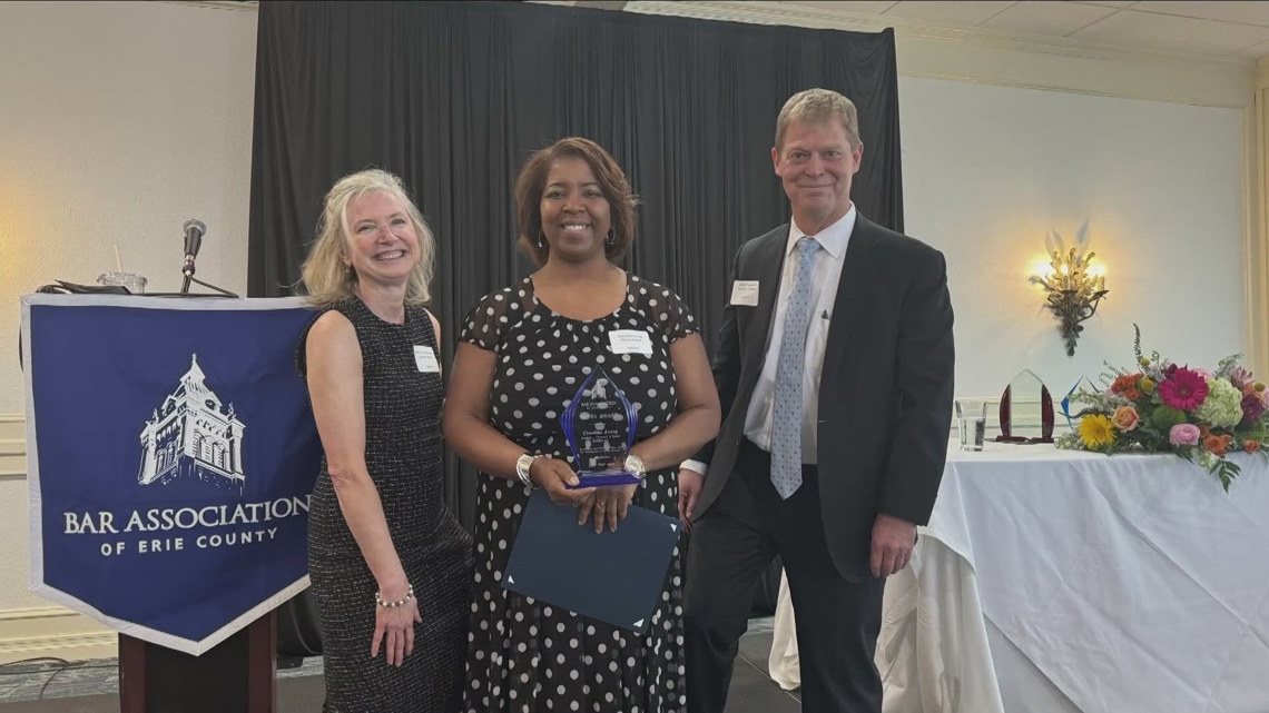 Claudine Ewing honored by Bar Association of Erie County - Vimarsana News